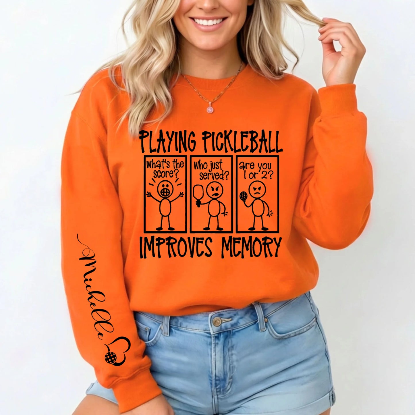 Orange-Sweatshirt