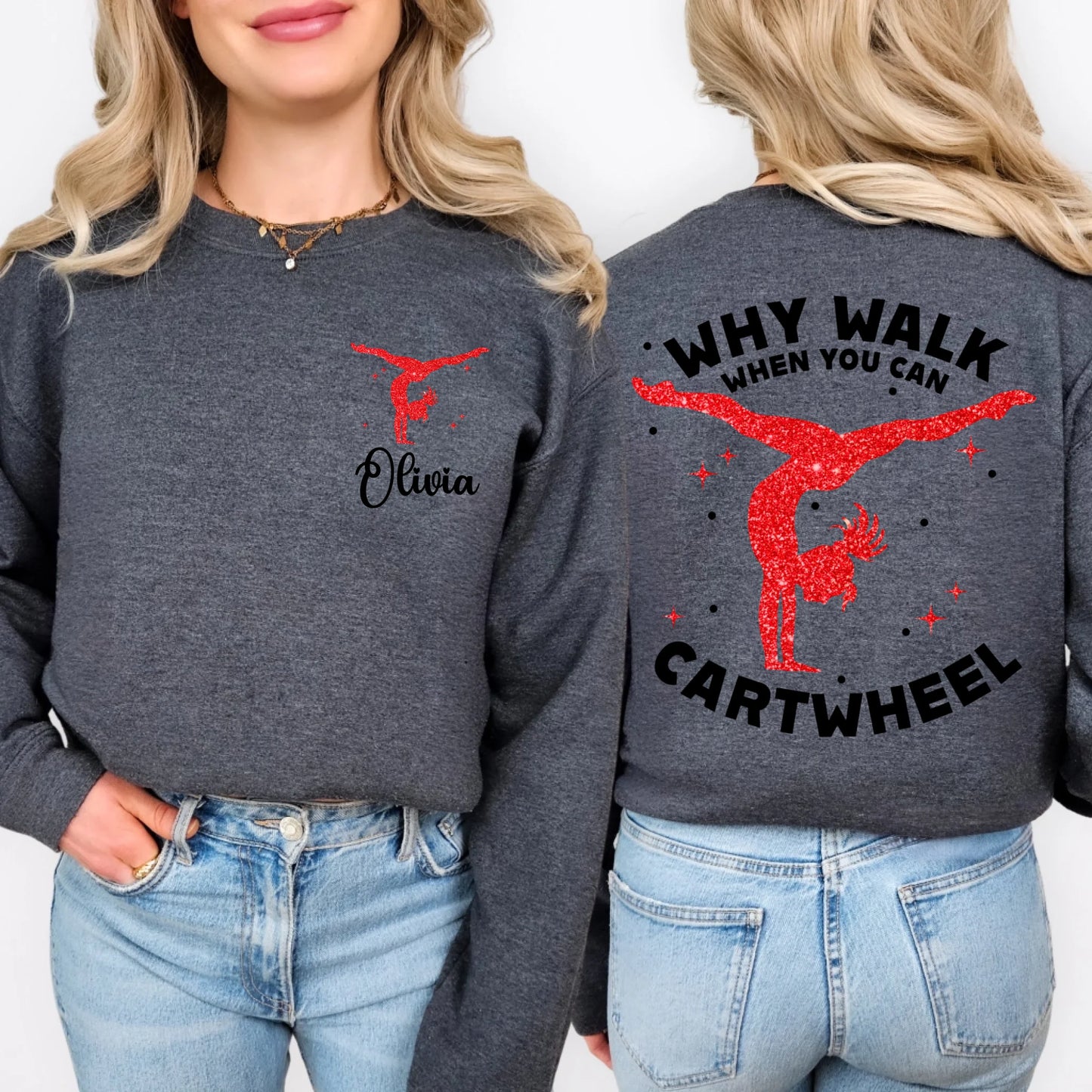 Dark Heather Grey Sweatshirt