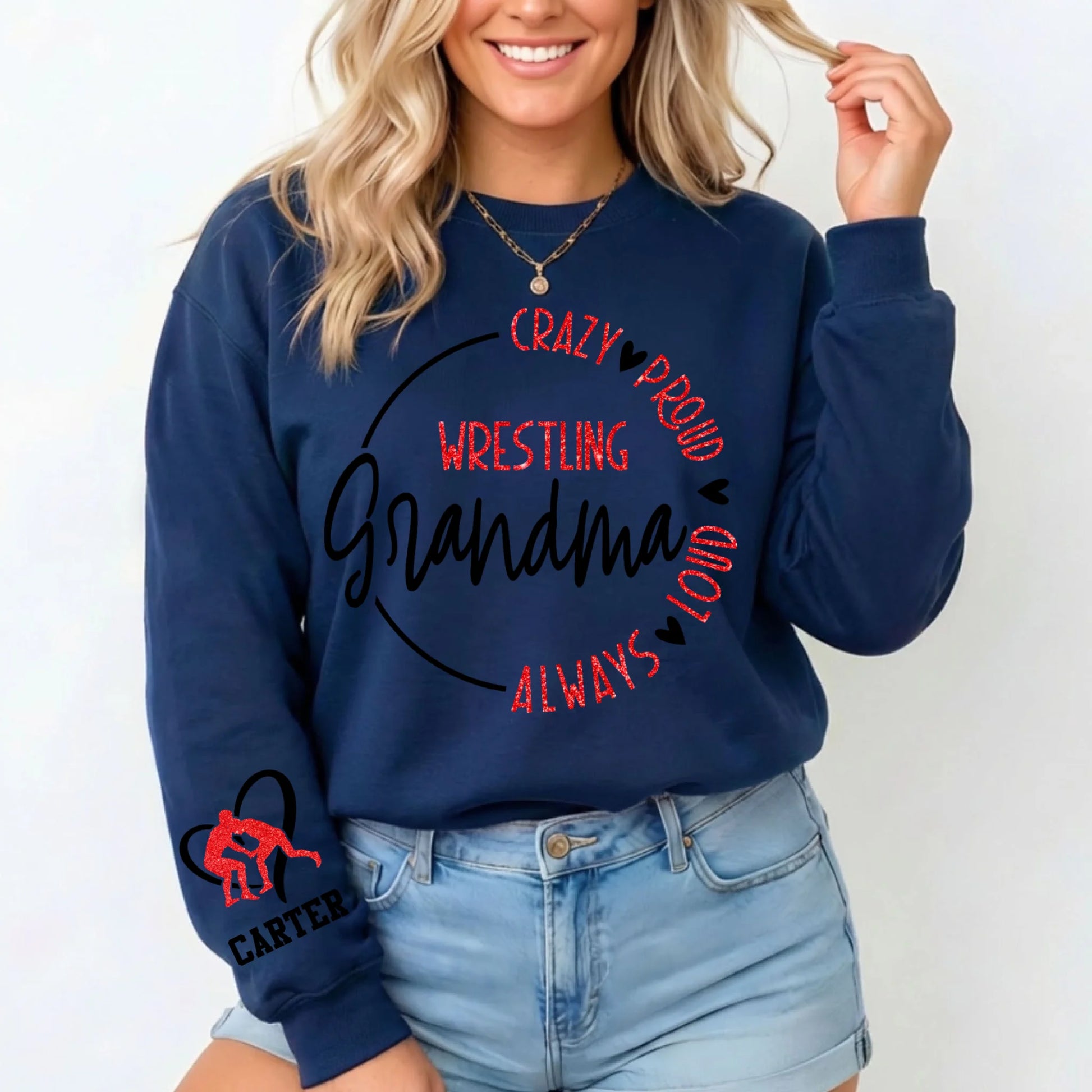 Navy-Sweatshirt