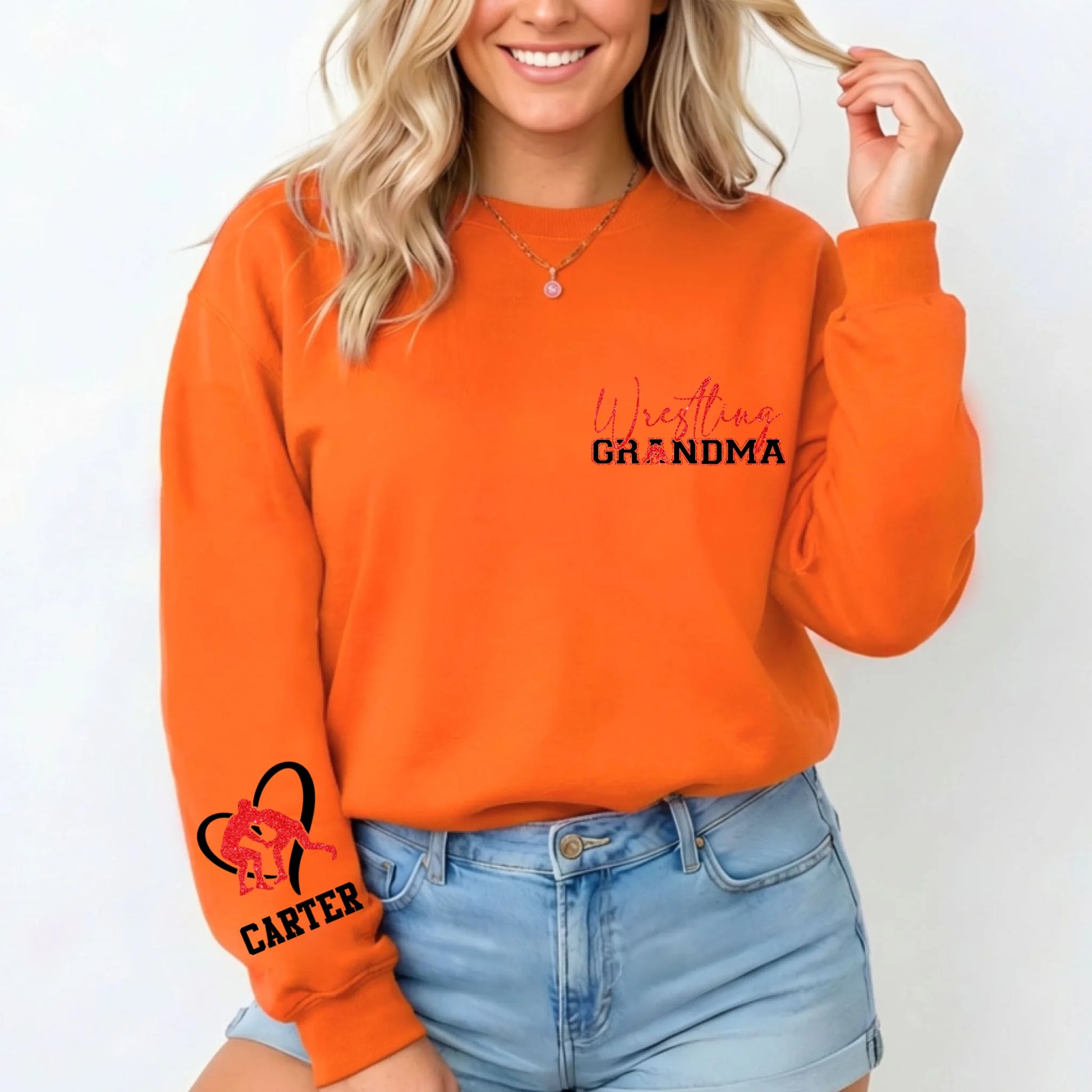 Orange-Sweatshirt