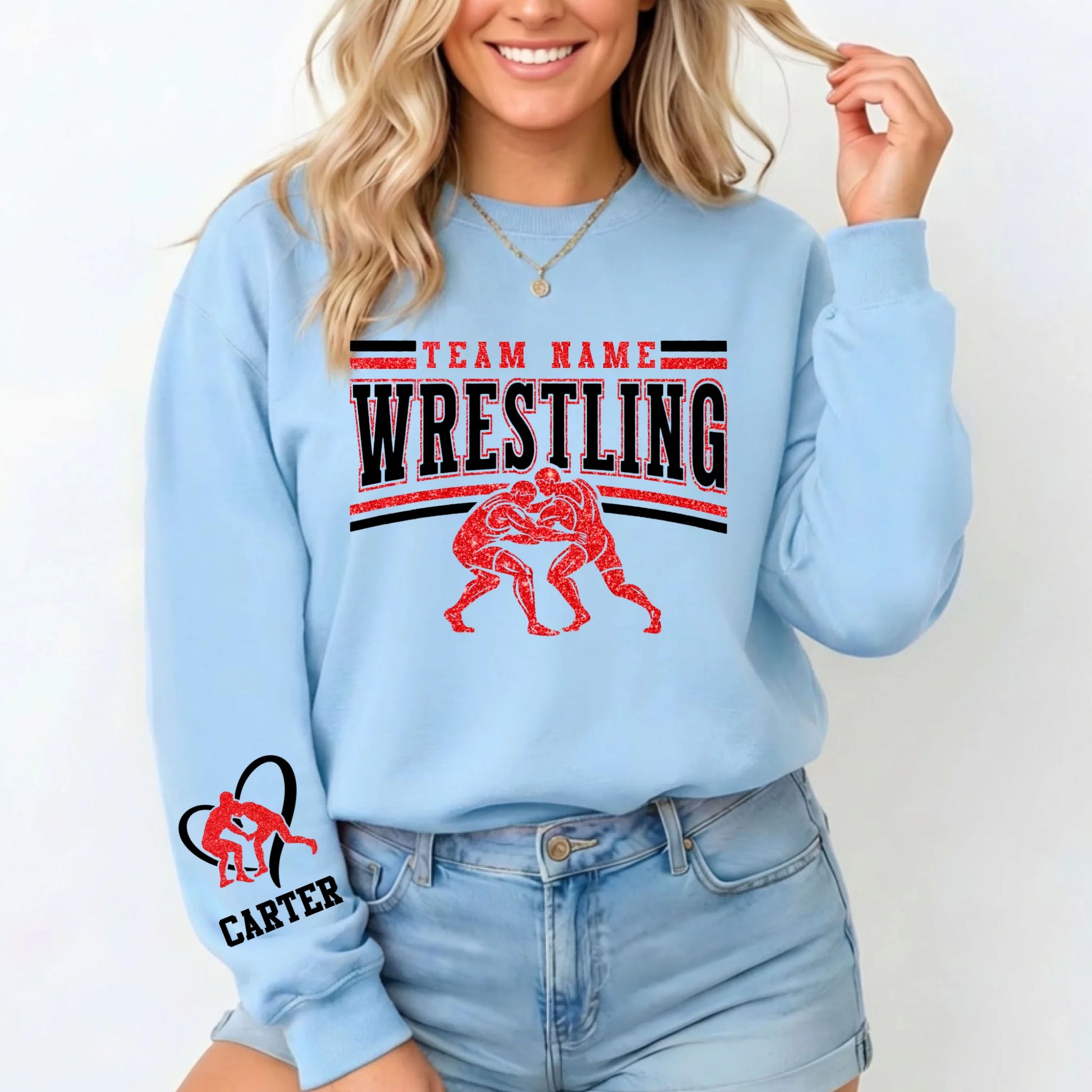 Light Blue Sweatshirt