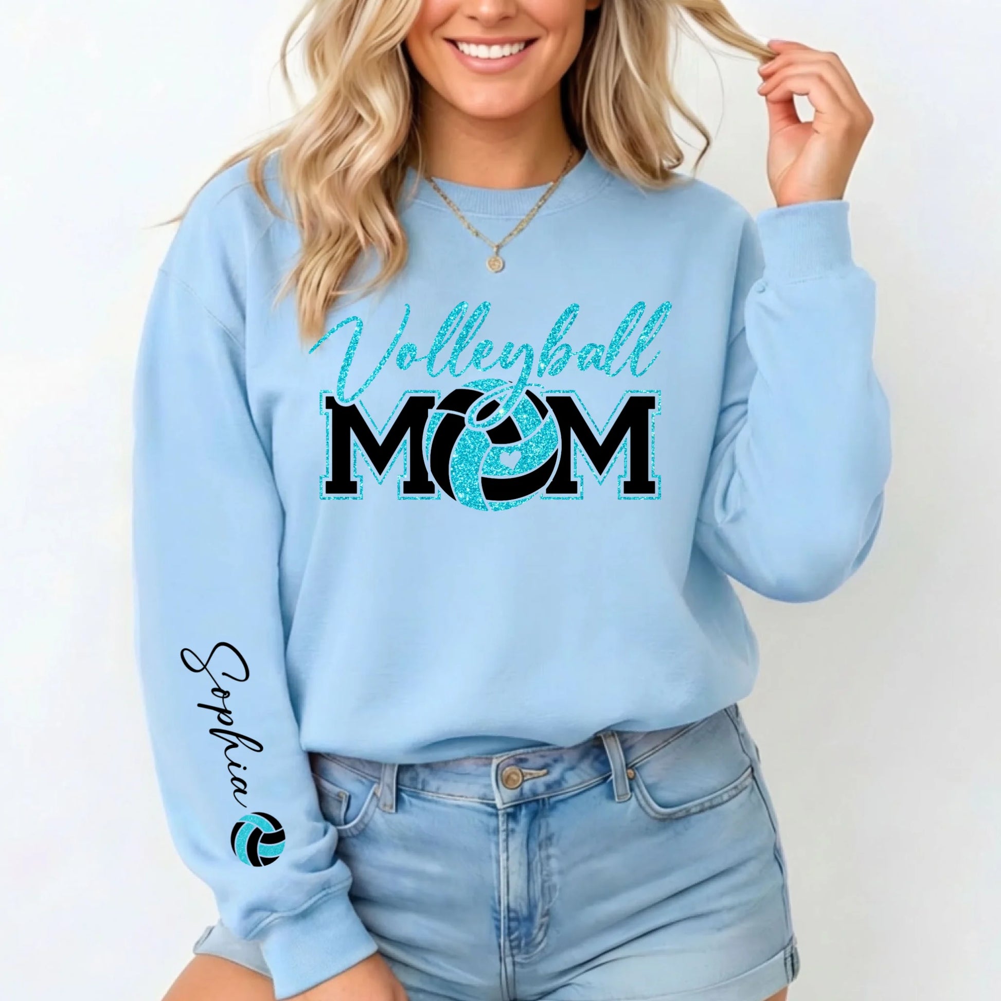 Light Blue Sweatshirt