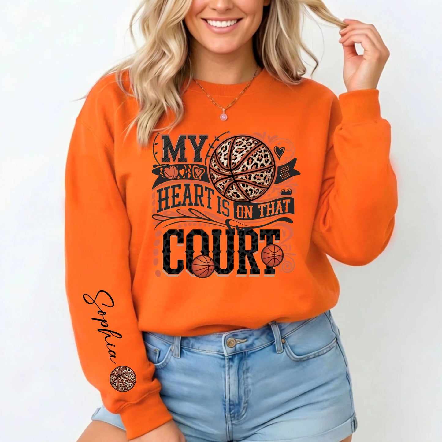 Orange-Sweatshirt