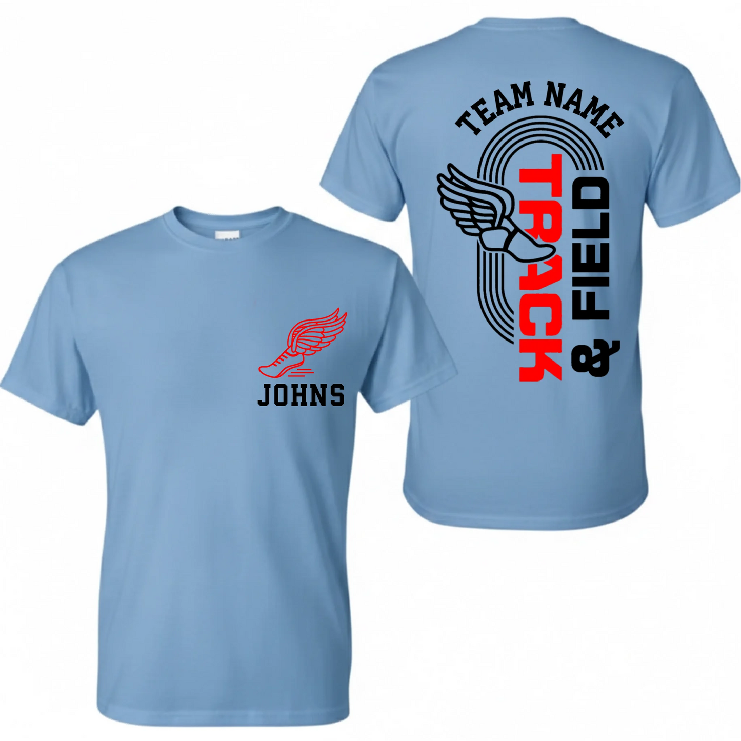 Light Blue Cotton T-Shirt