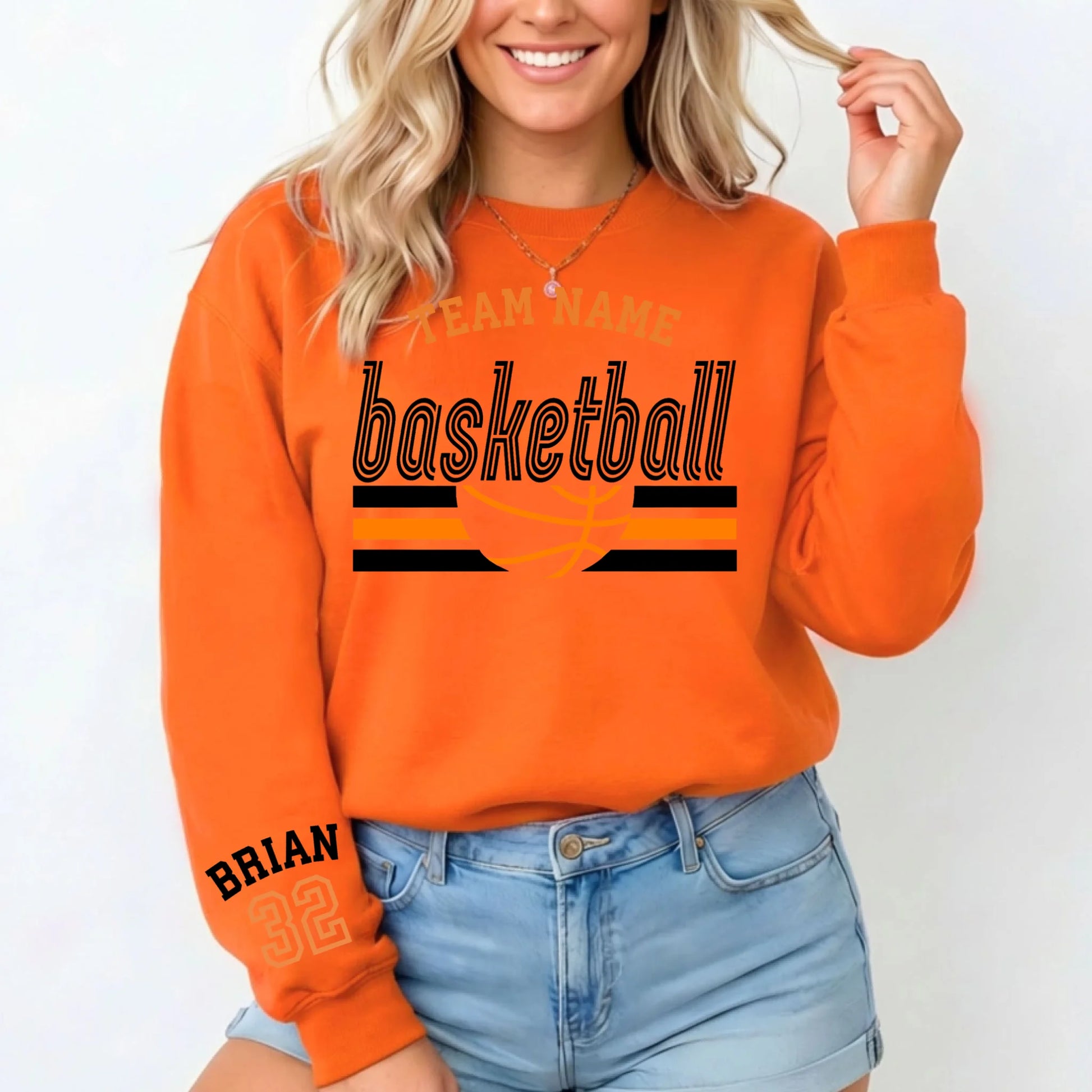 Orange-Sweatshirt