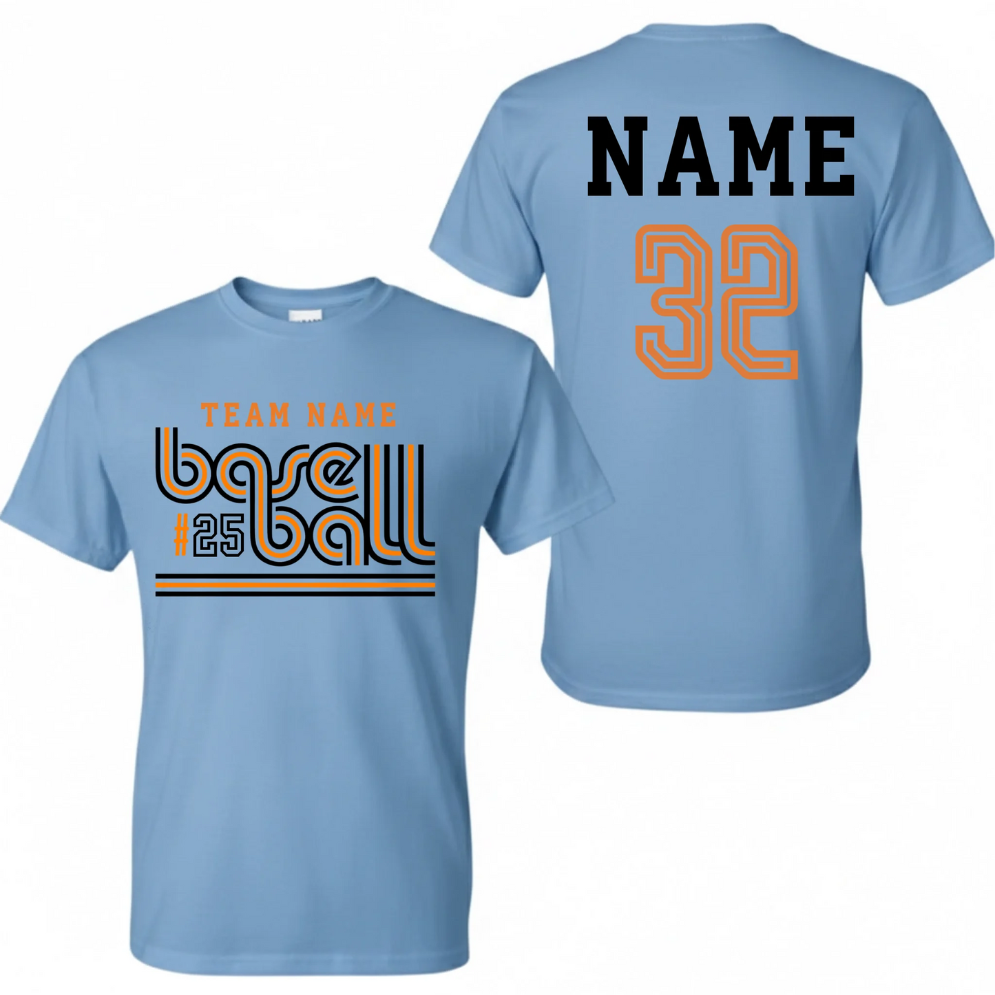 Light Blue Cotton T-Shirt