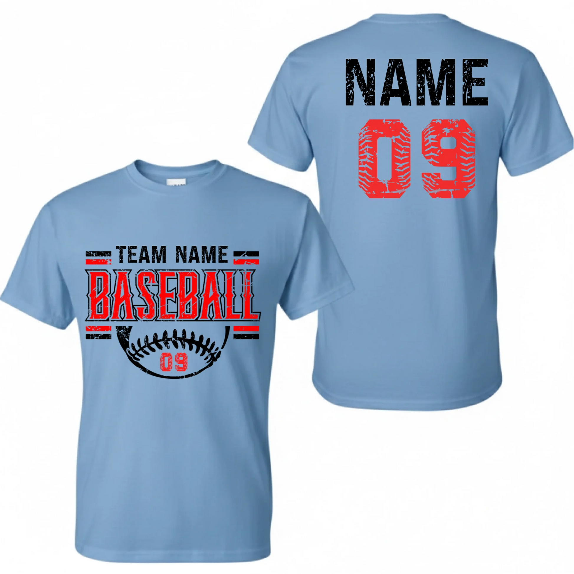 Light Blue Cotton T-Shirt