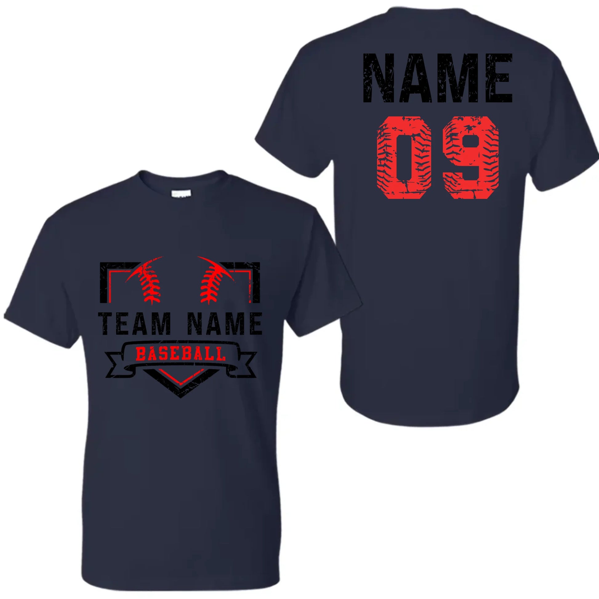 black t-shirt mk