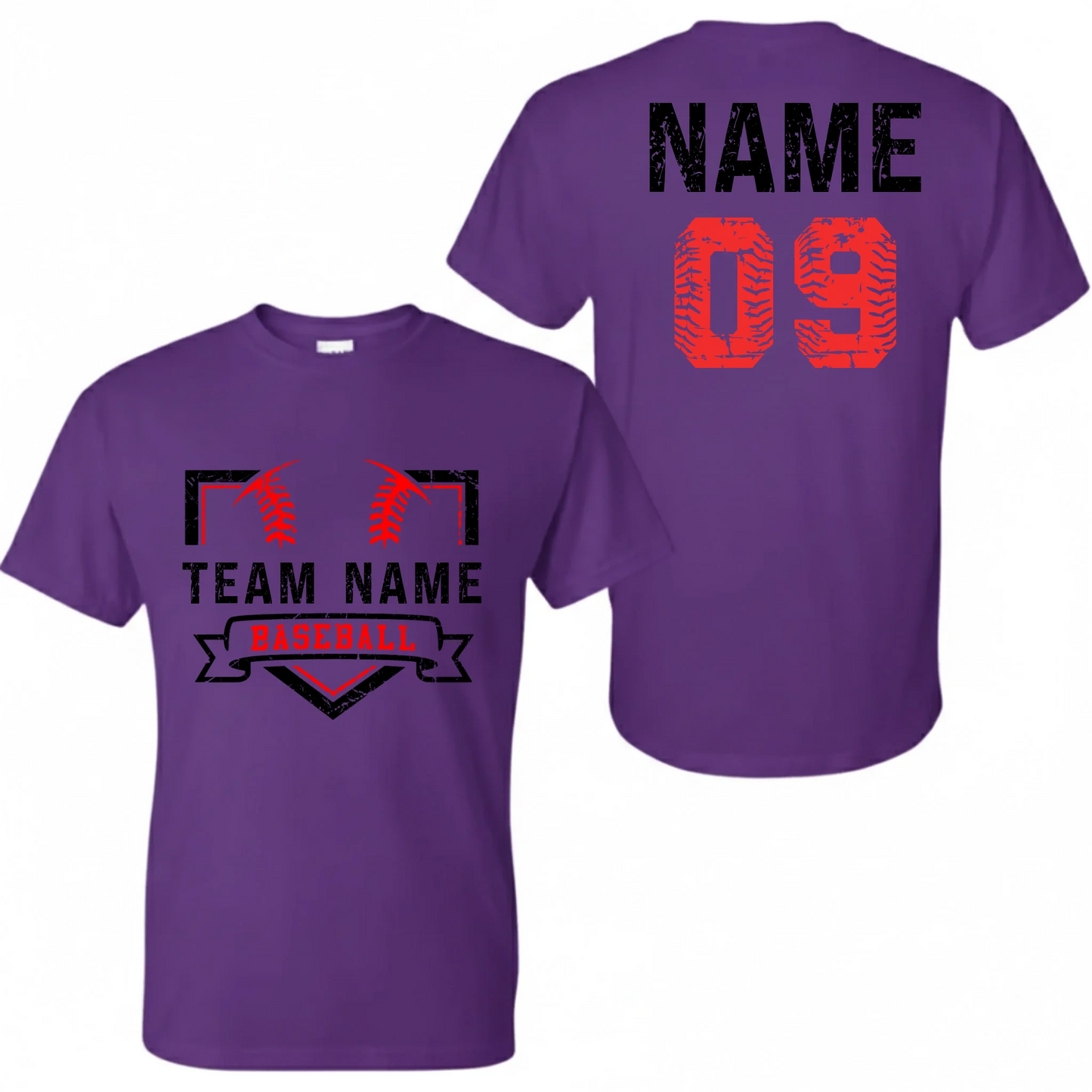 Purple Cotton T-Shirt