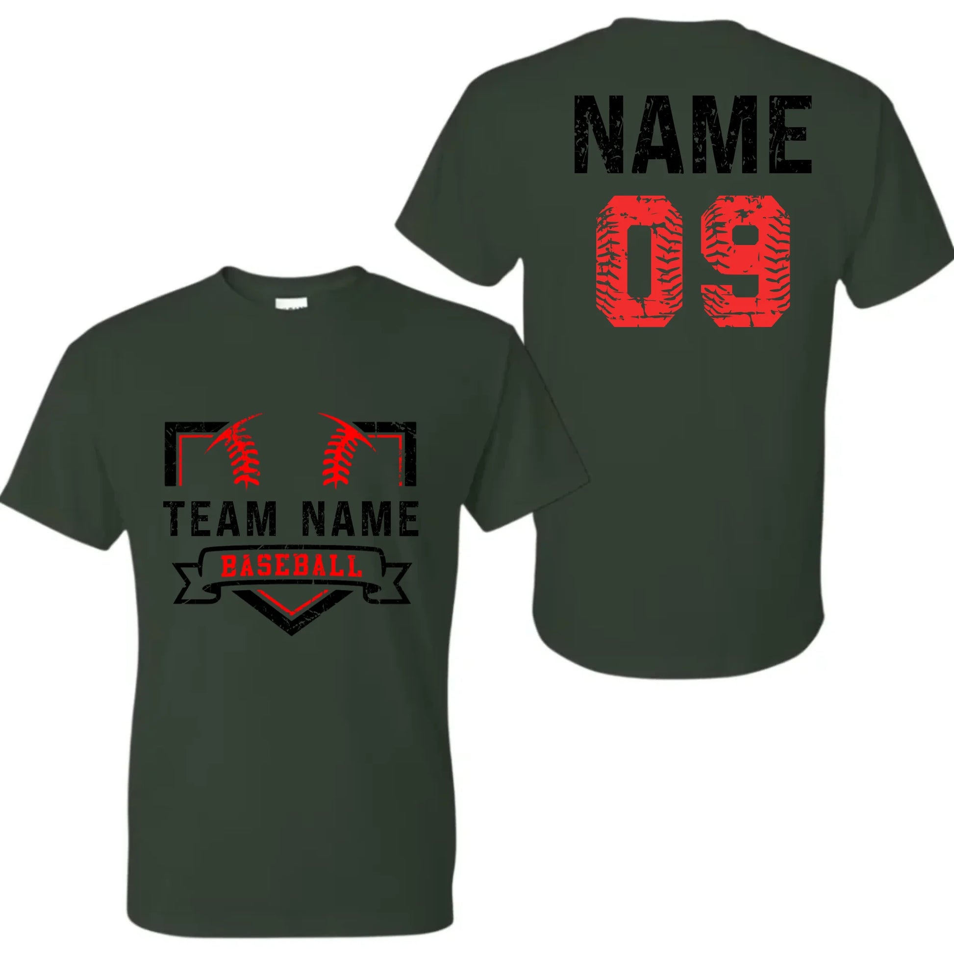 black t-shirt mk
