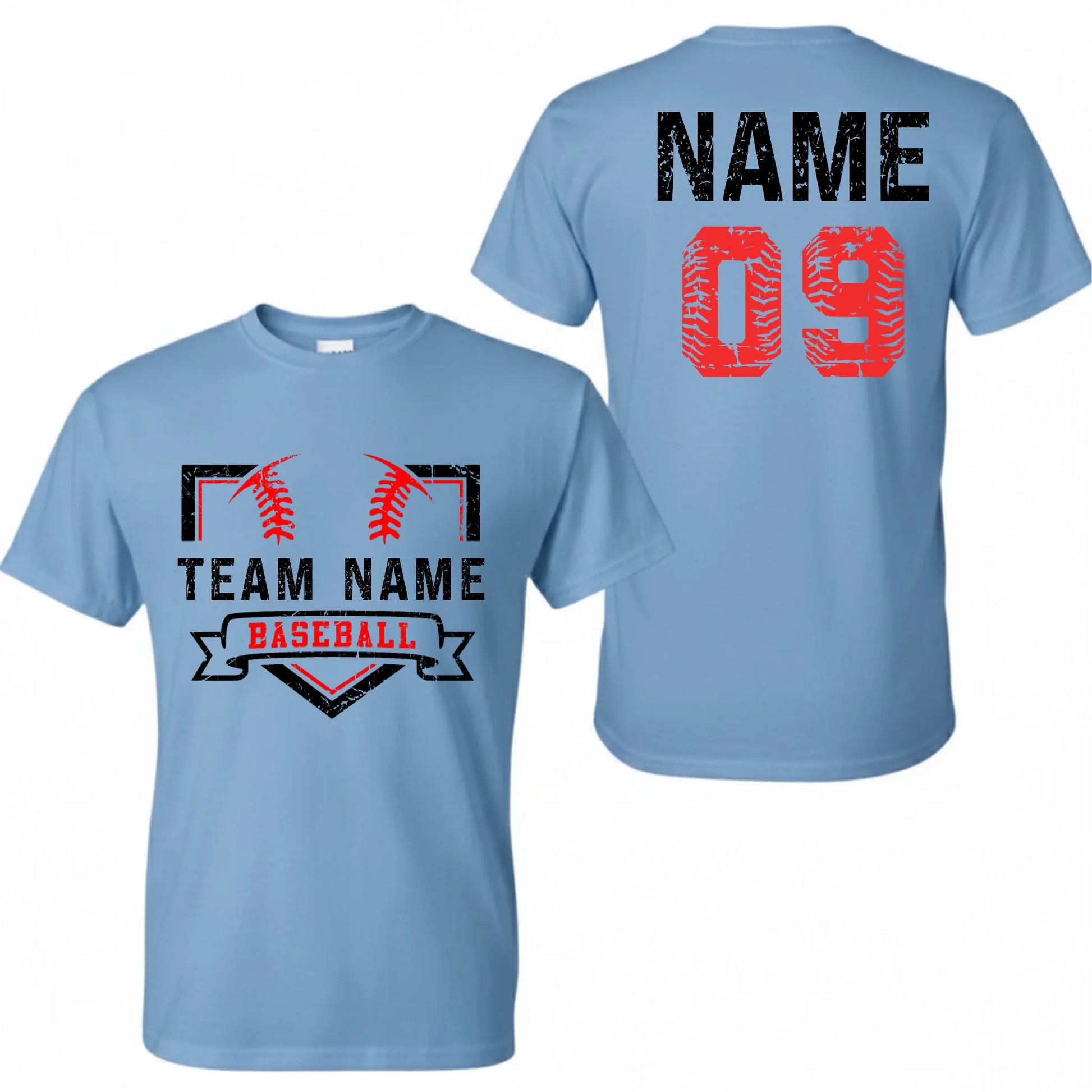Light Blue Cotton T-Shirt