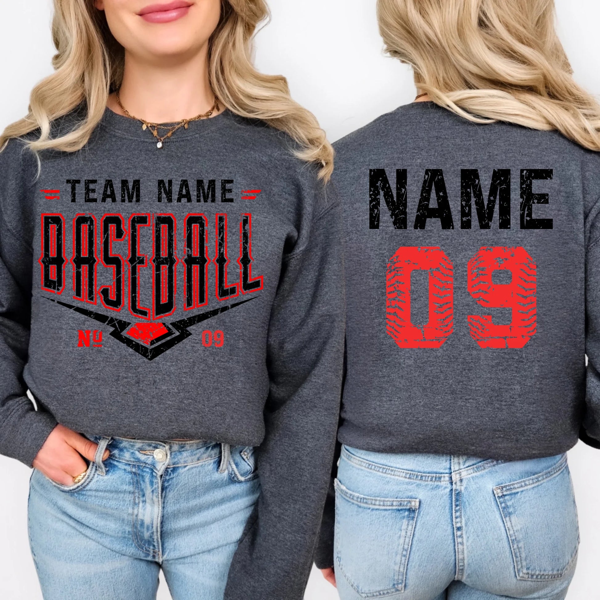 Dark Heather Grey Sweatshirt