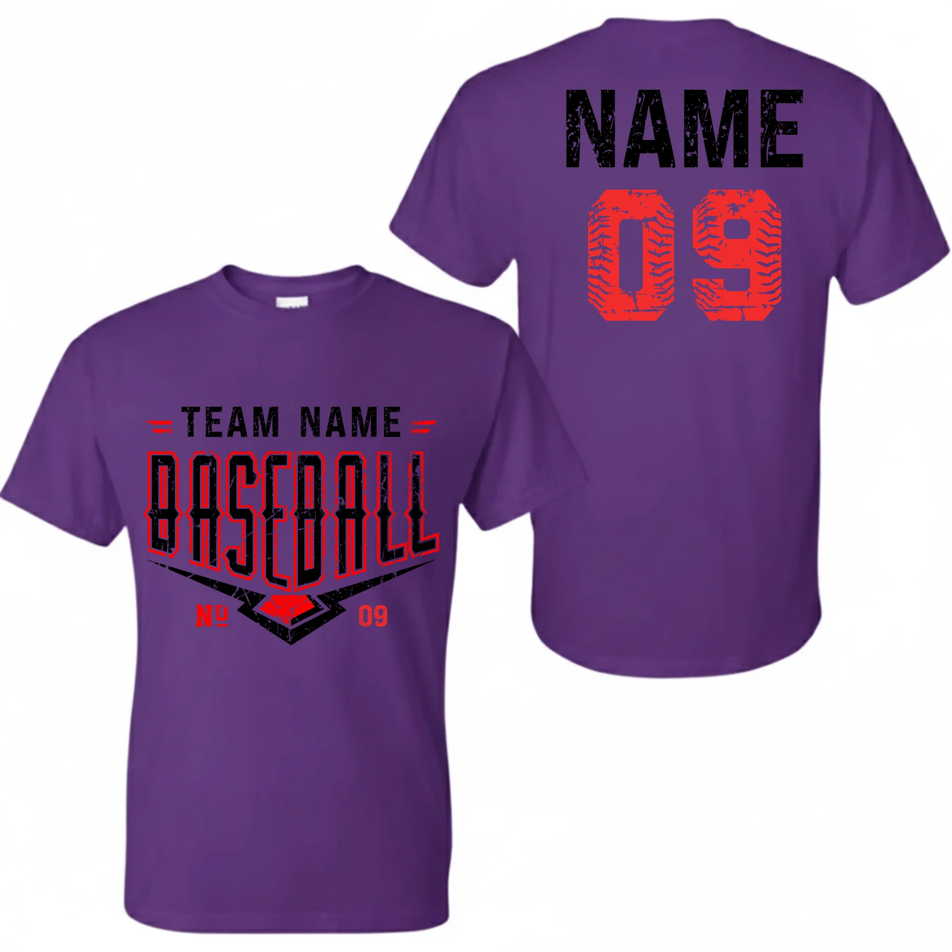 Purple Cotton T-Shirt