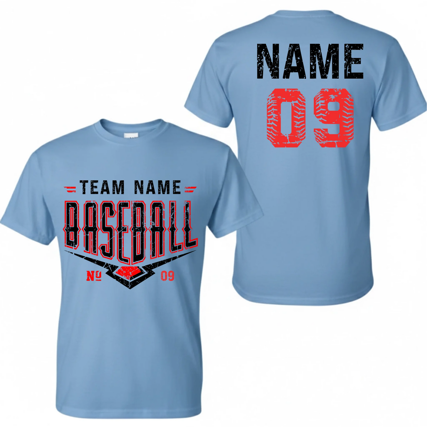 Light Blue Cotton T-Shirt