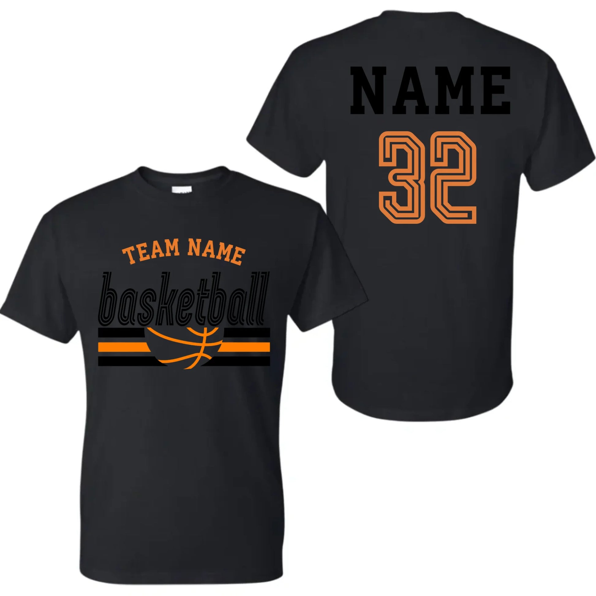 black t-shirt mk