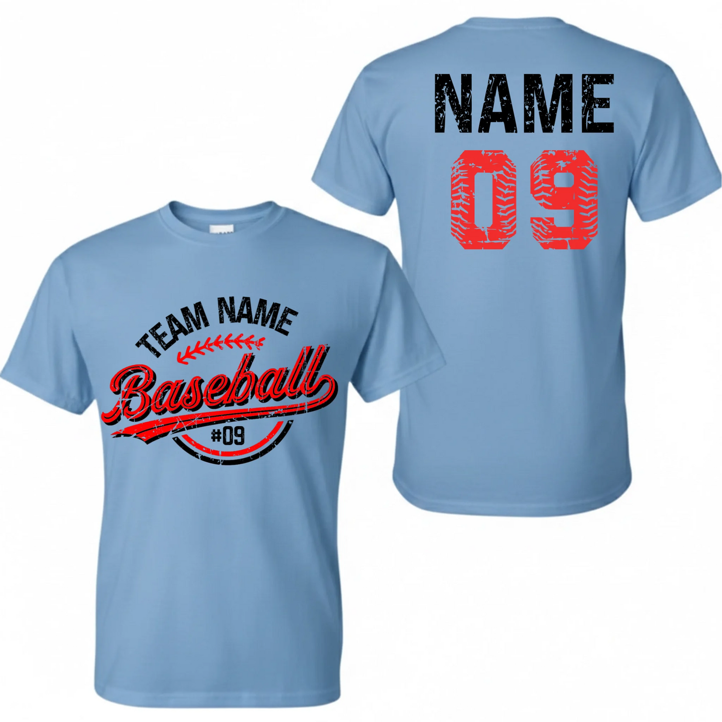 Light Blue Cotton T-Shirt