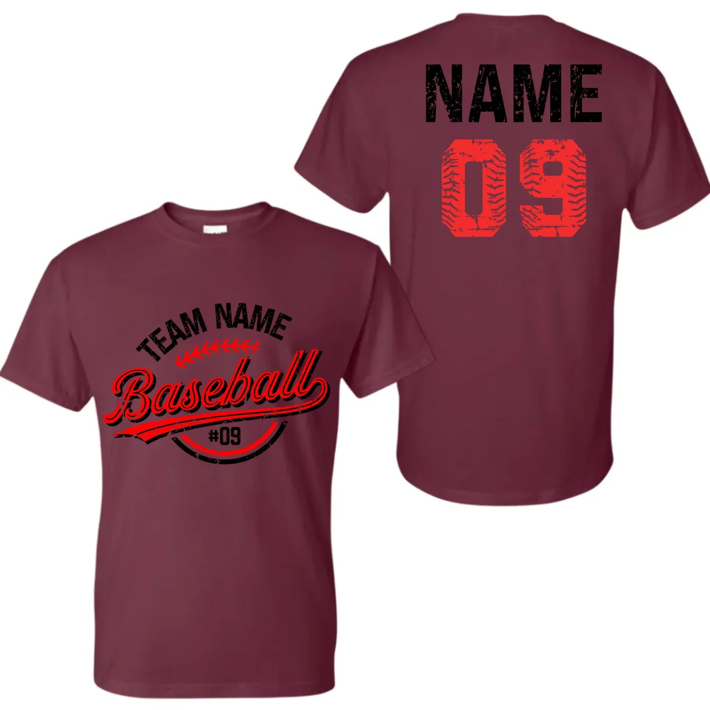 black t-shirt mk