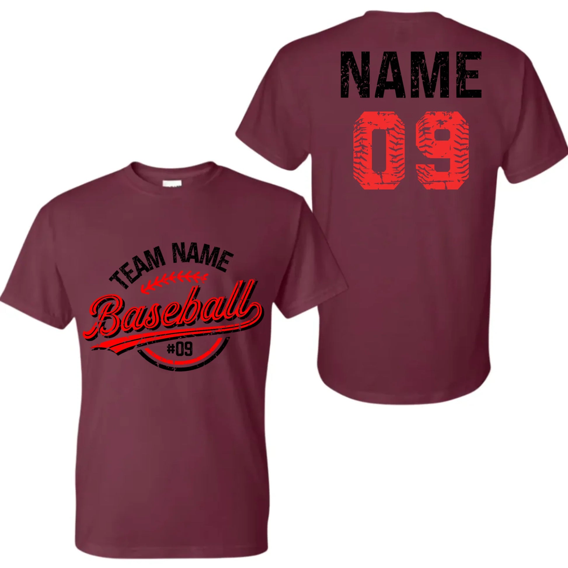 black t-shirt mk