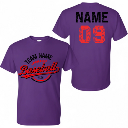Purple Cotton T-Shirt
