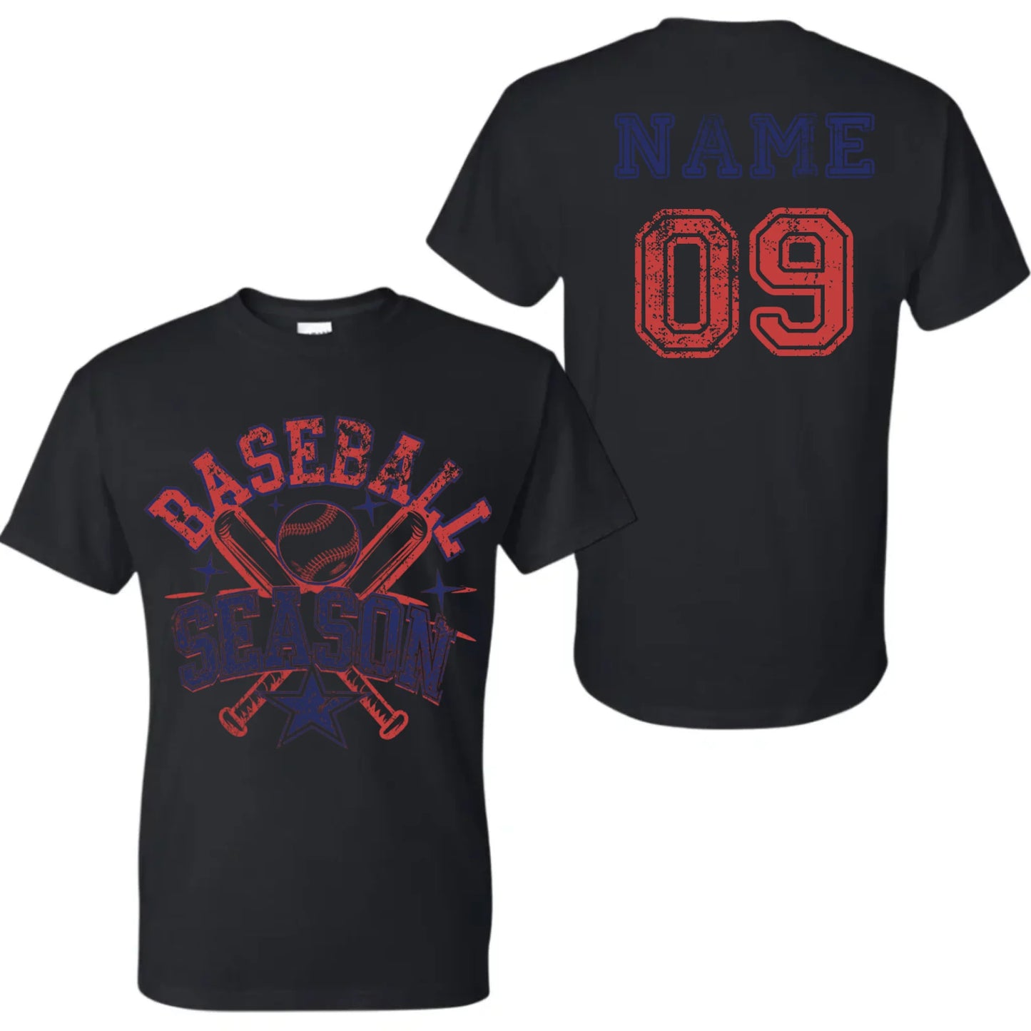 black t-shirt mk
