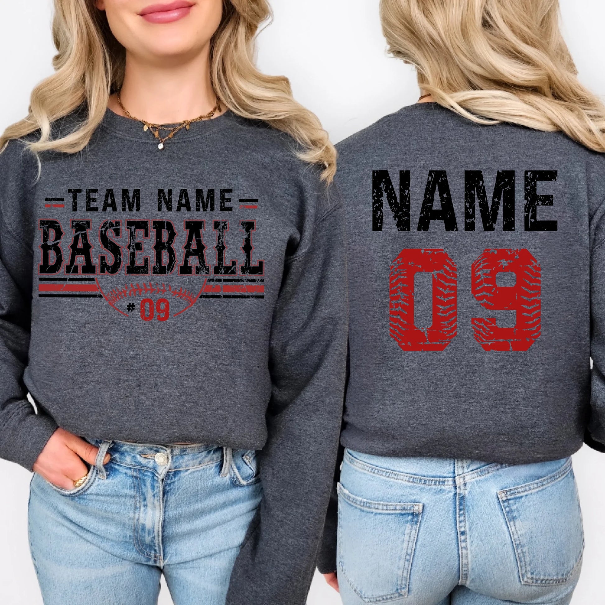 Dark Heather Grey Sweatshirt