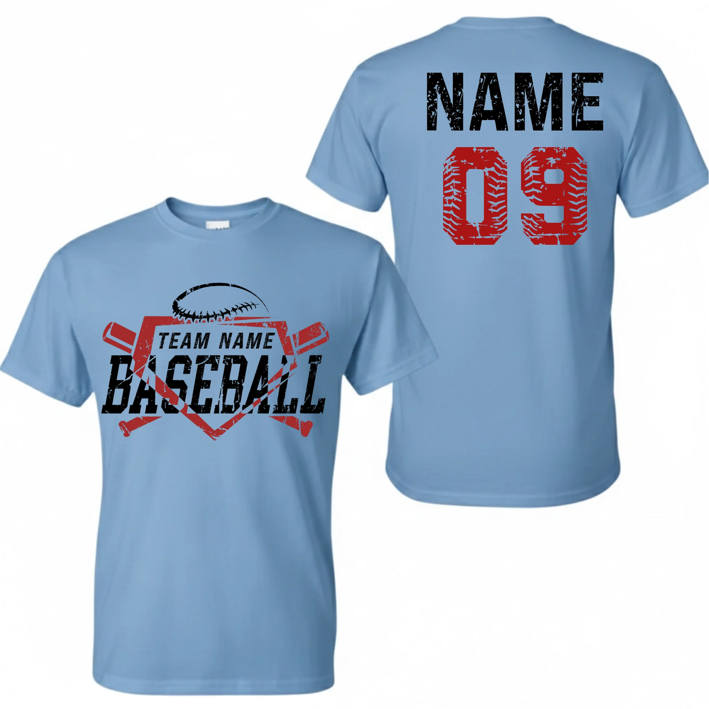 Light Blue Cotton T-Shirt