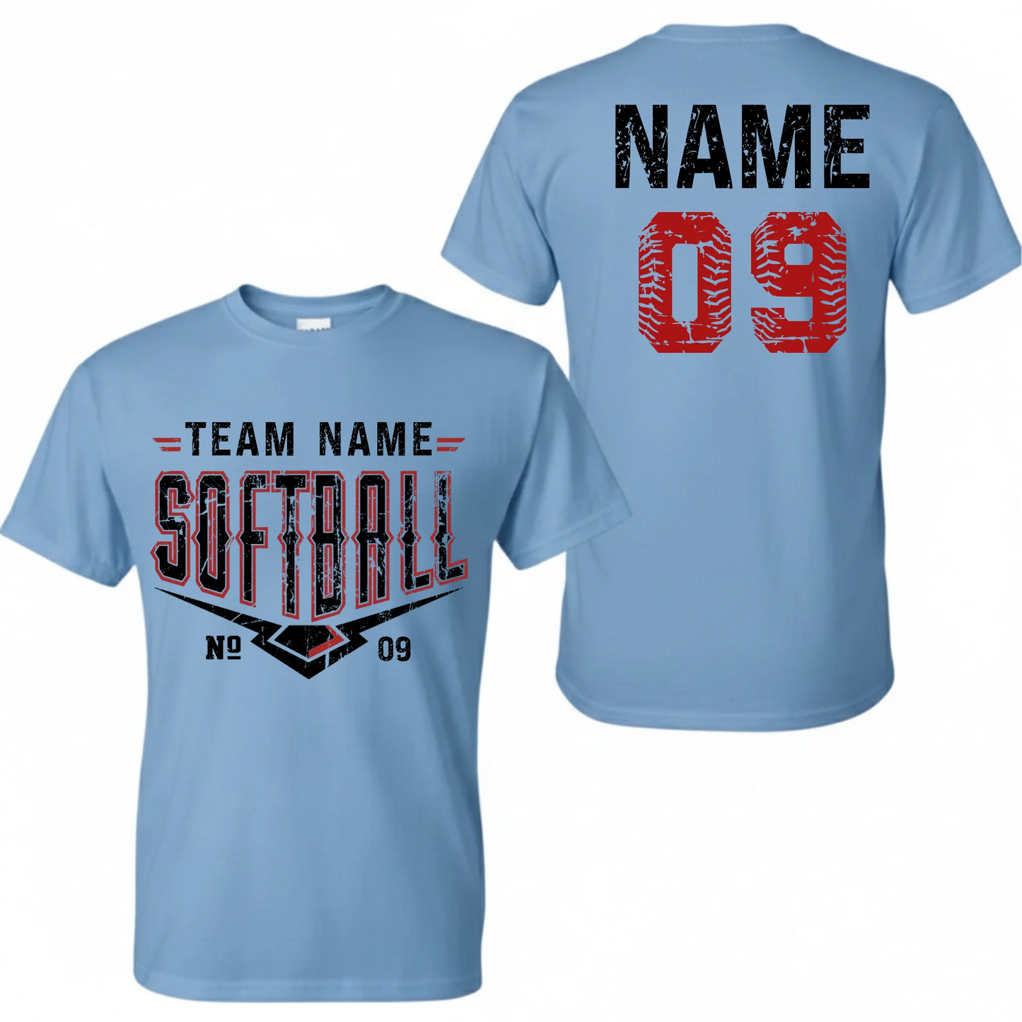 Light Blue Cotton T-Shirt