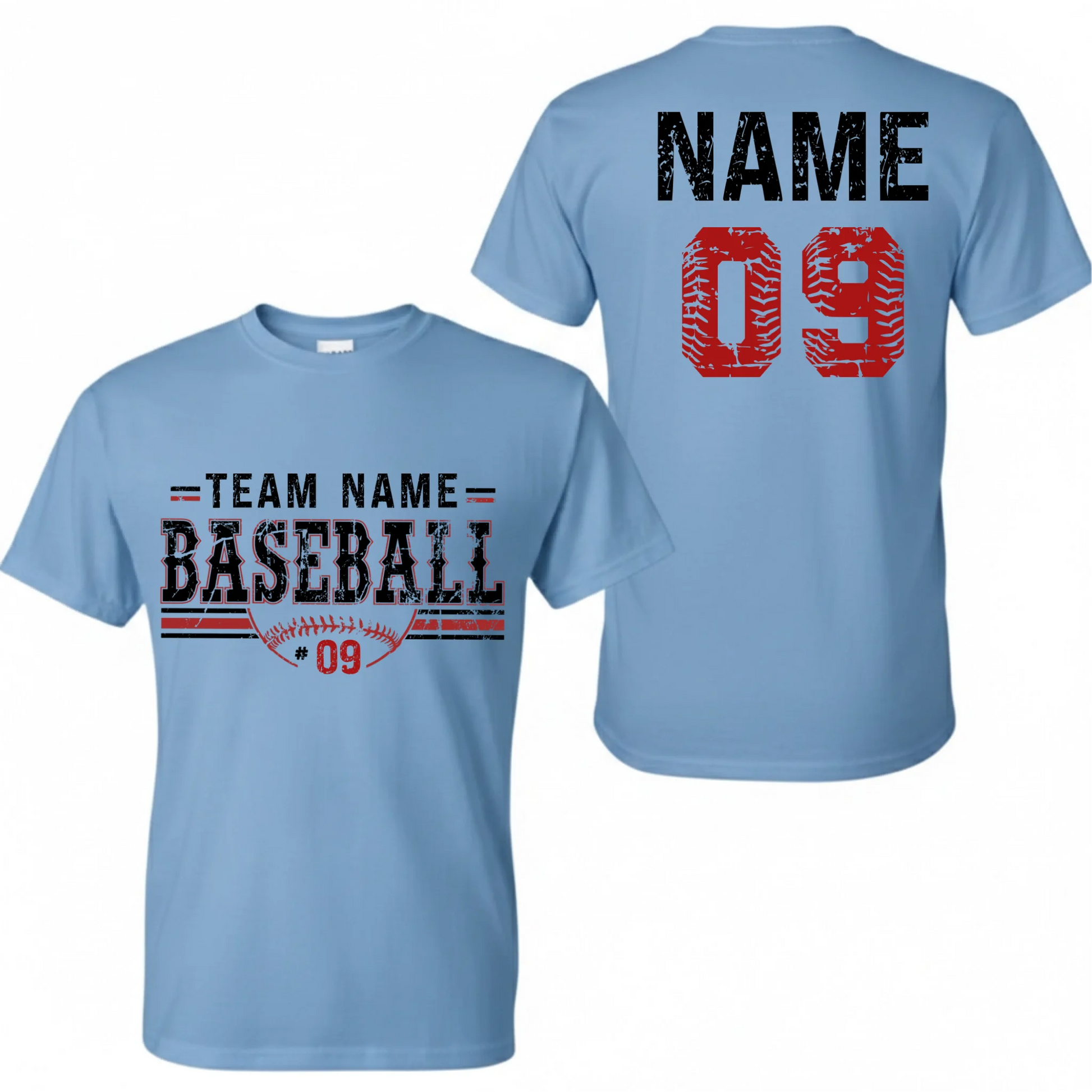 Light Blue Cotton T-Shirt