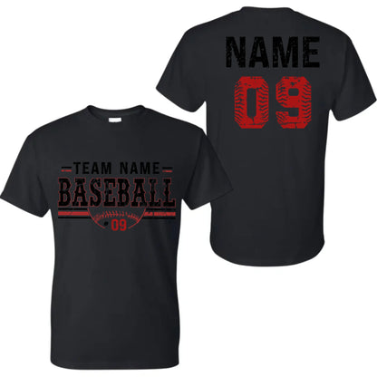 black t-shirt mk