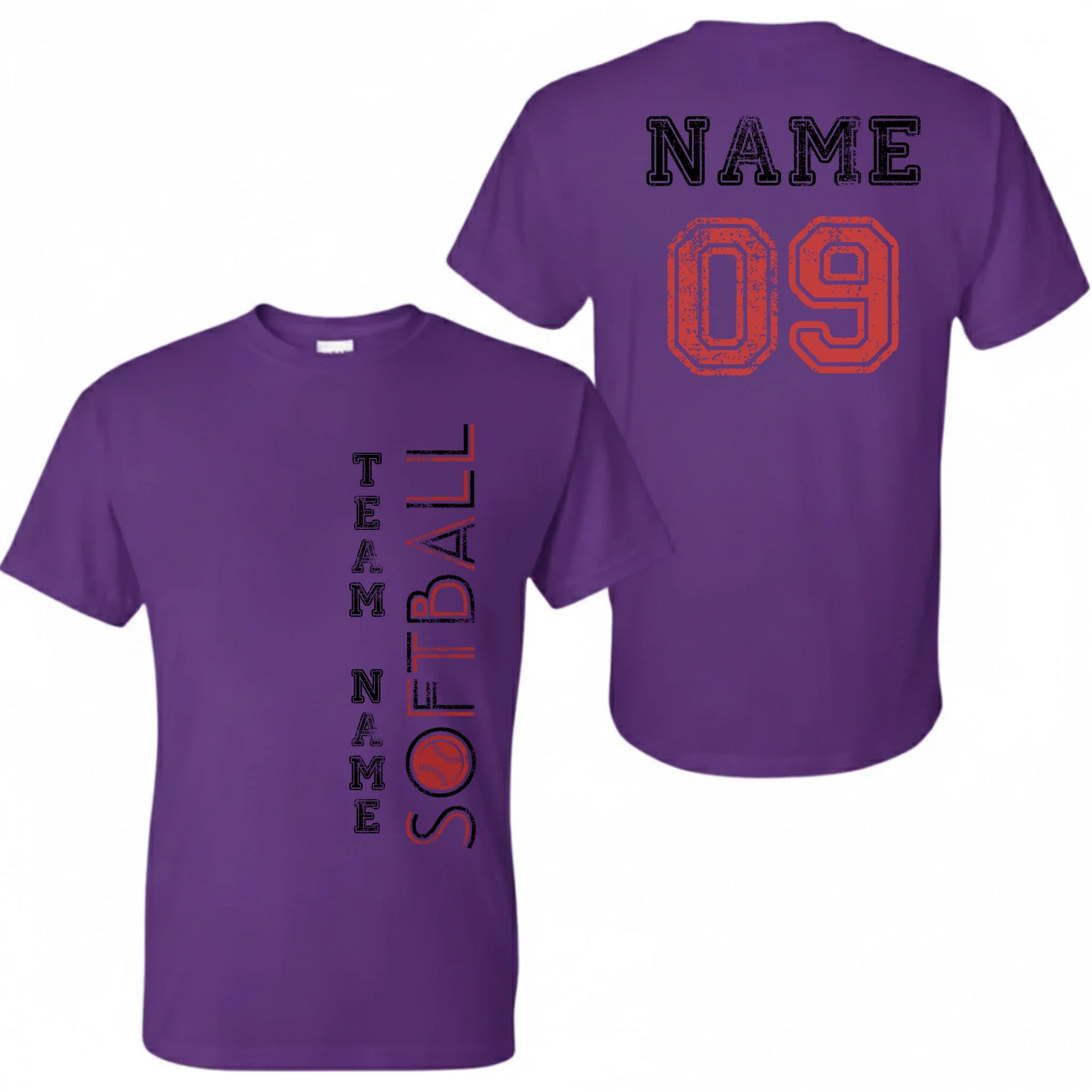 Purple Cotton T-Shirt