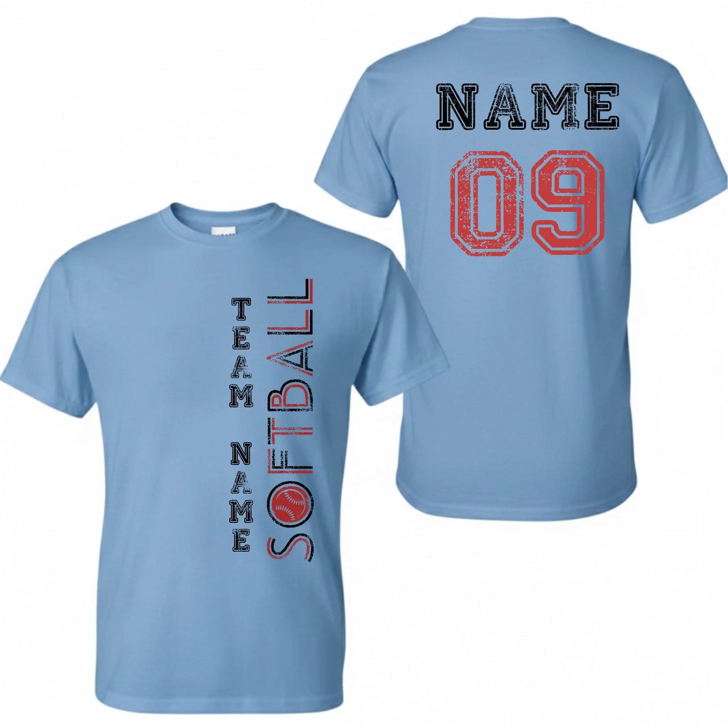 Light Blue Cotton T-Shirt