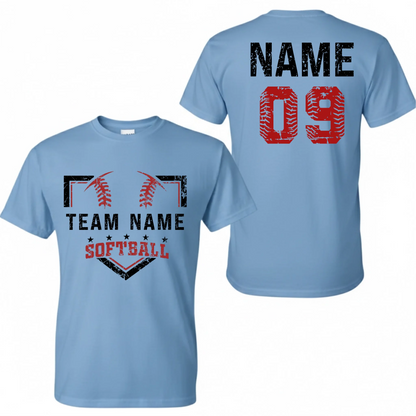 Light Blue Cotton T-Shirt