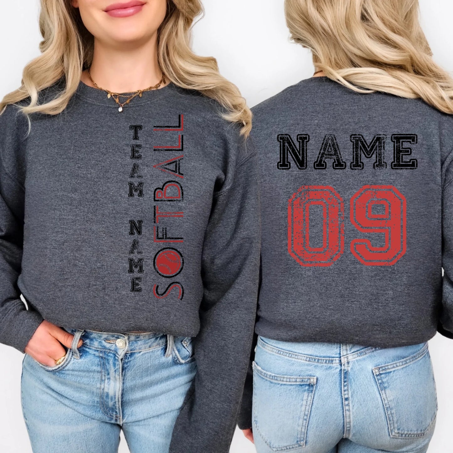 Dark Heather Grey Sweatshirt