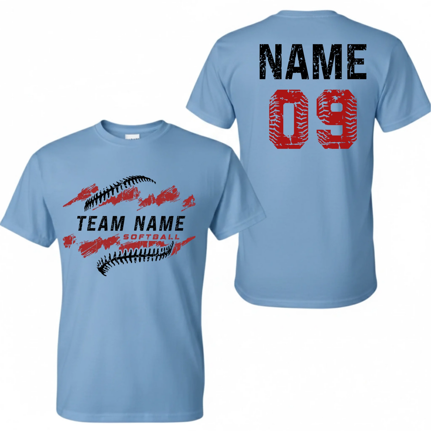 Light Blue Cotton T-Shirt