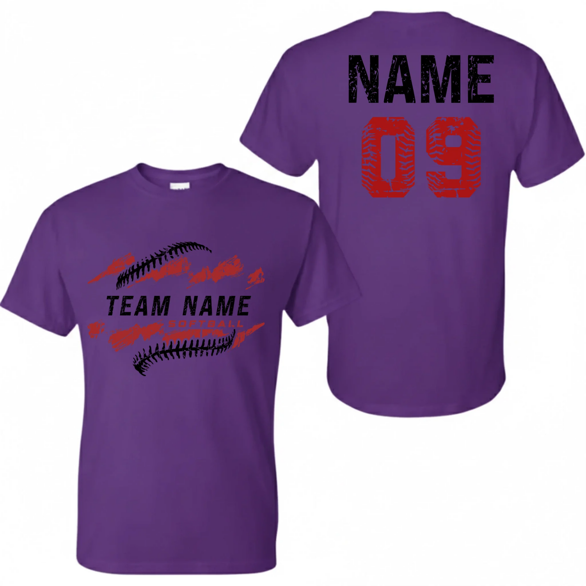 Purple Cotton T-Shirt