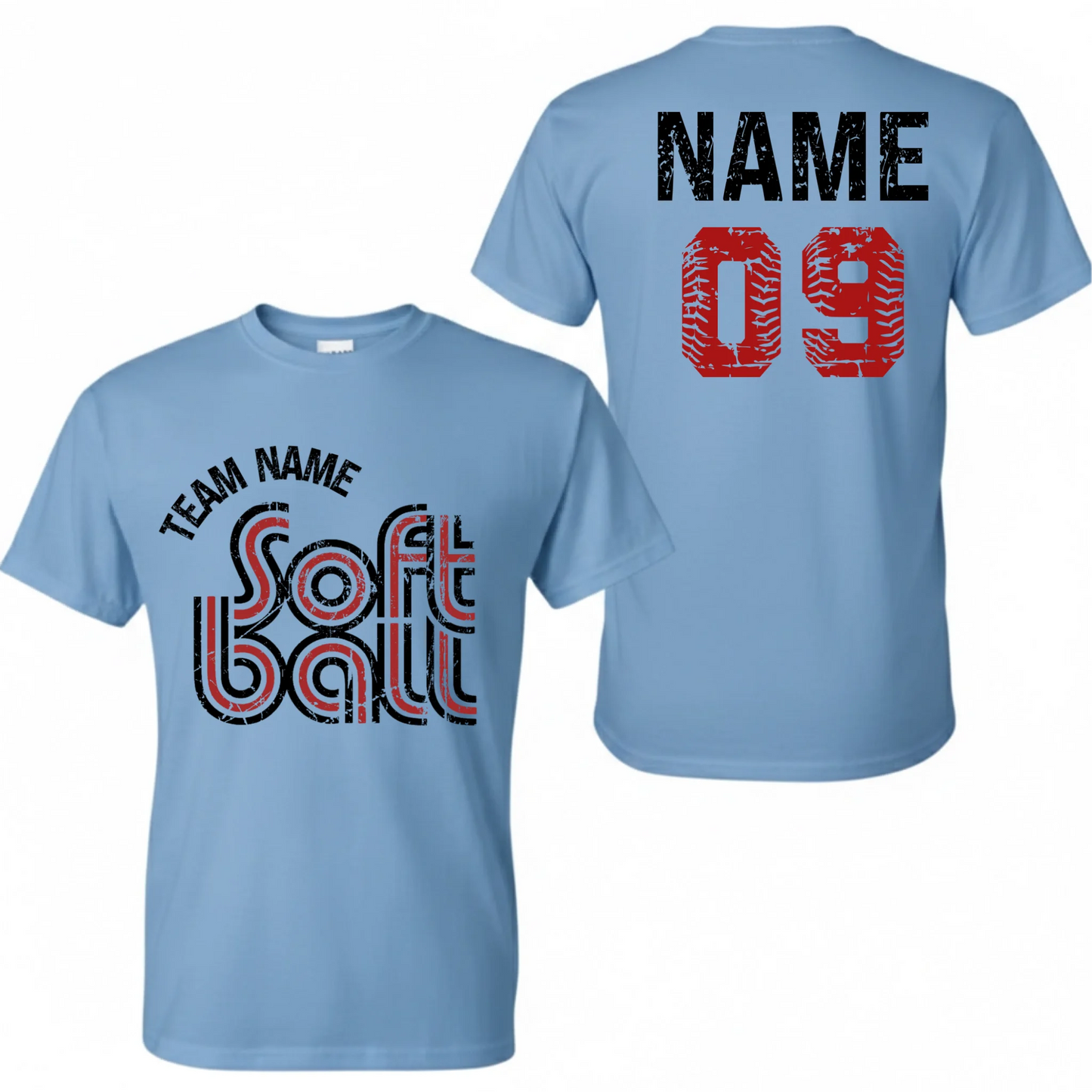 Light Blue Cotton T-Shirt