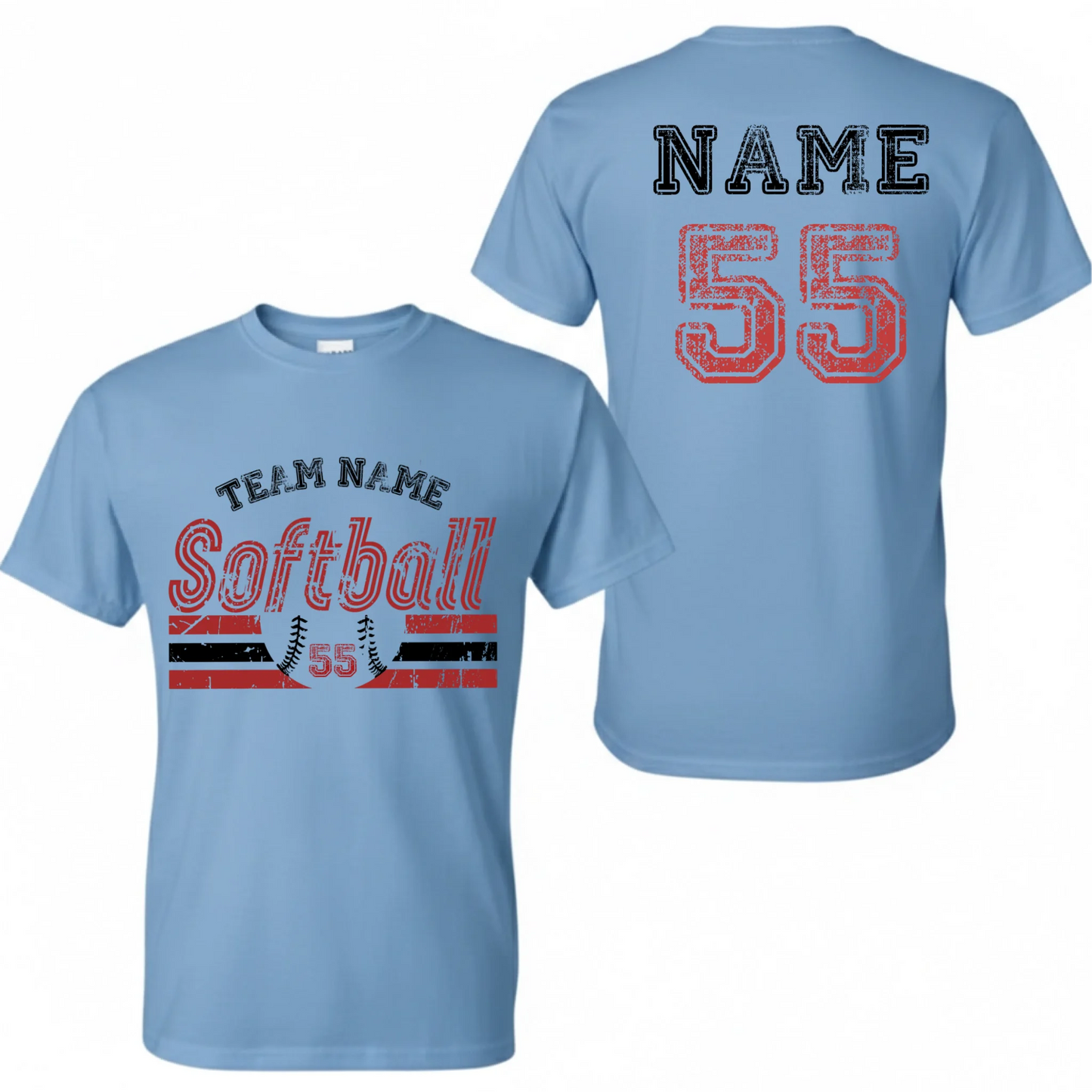 Light Blue Cotton T-Shirt