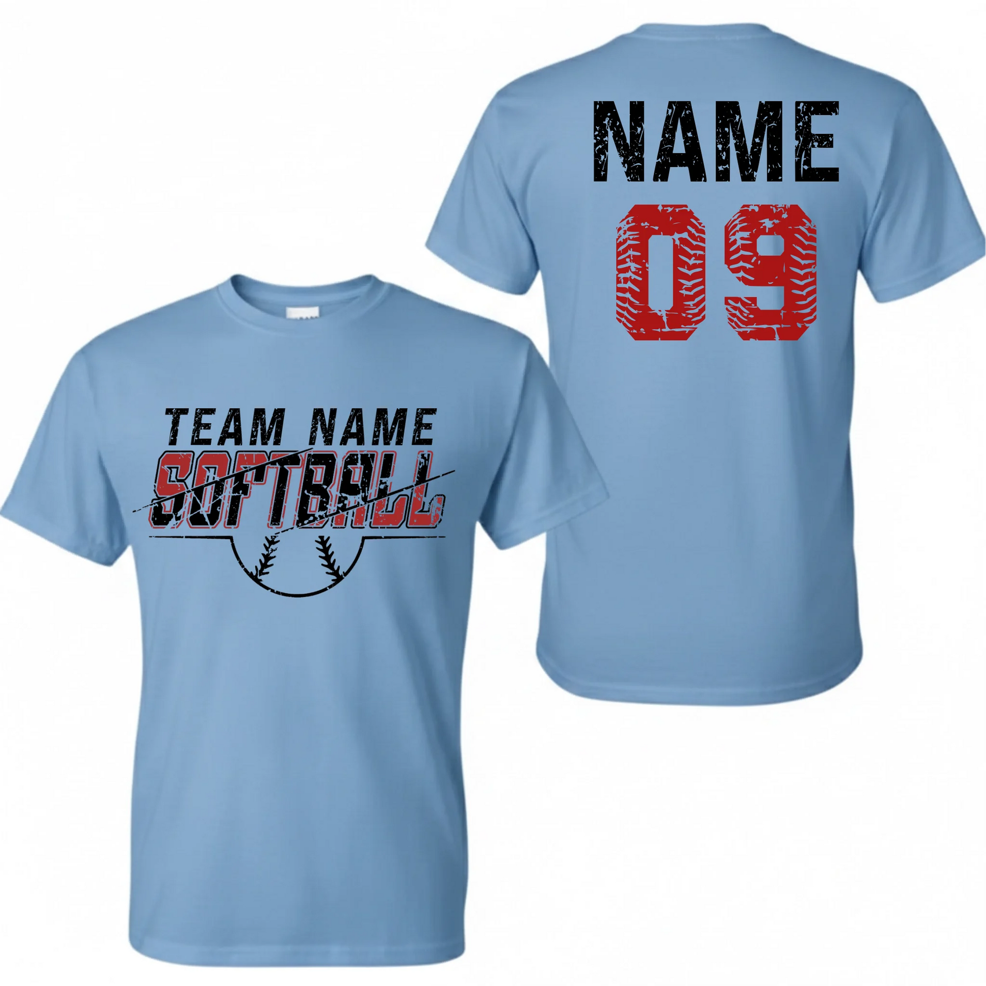 Light Blue Cotton T-Shirt