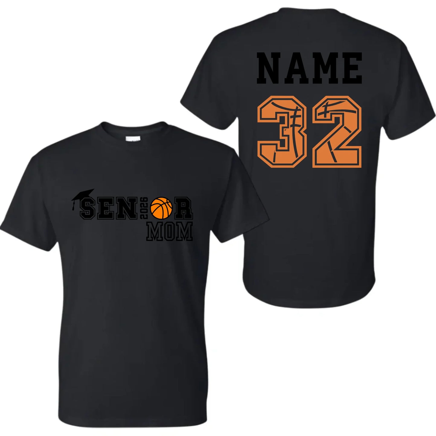 black t-shirt mk