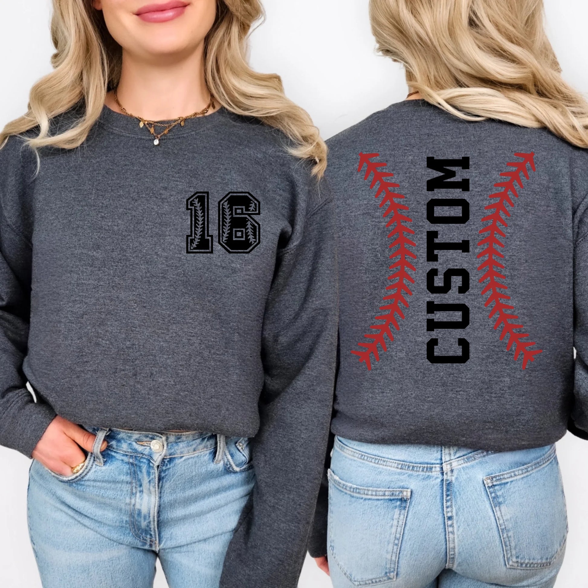 Dark Heather Grey Sweatshirt