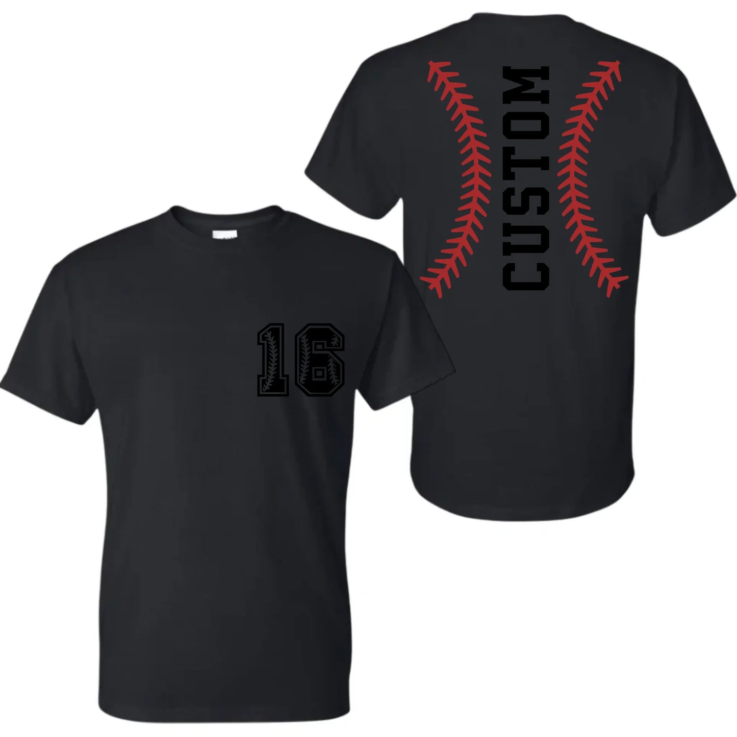 black t-shirt mk