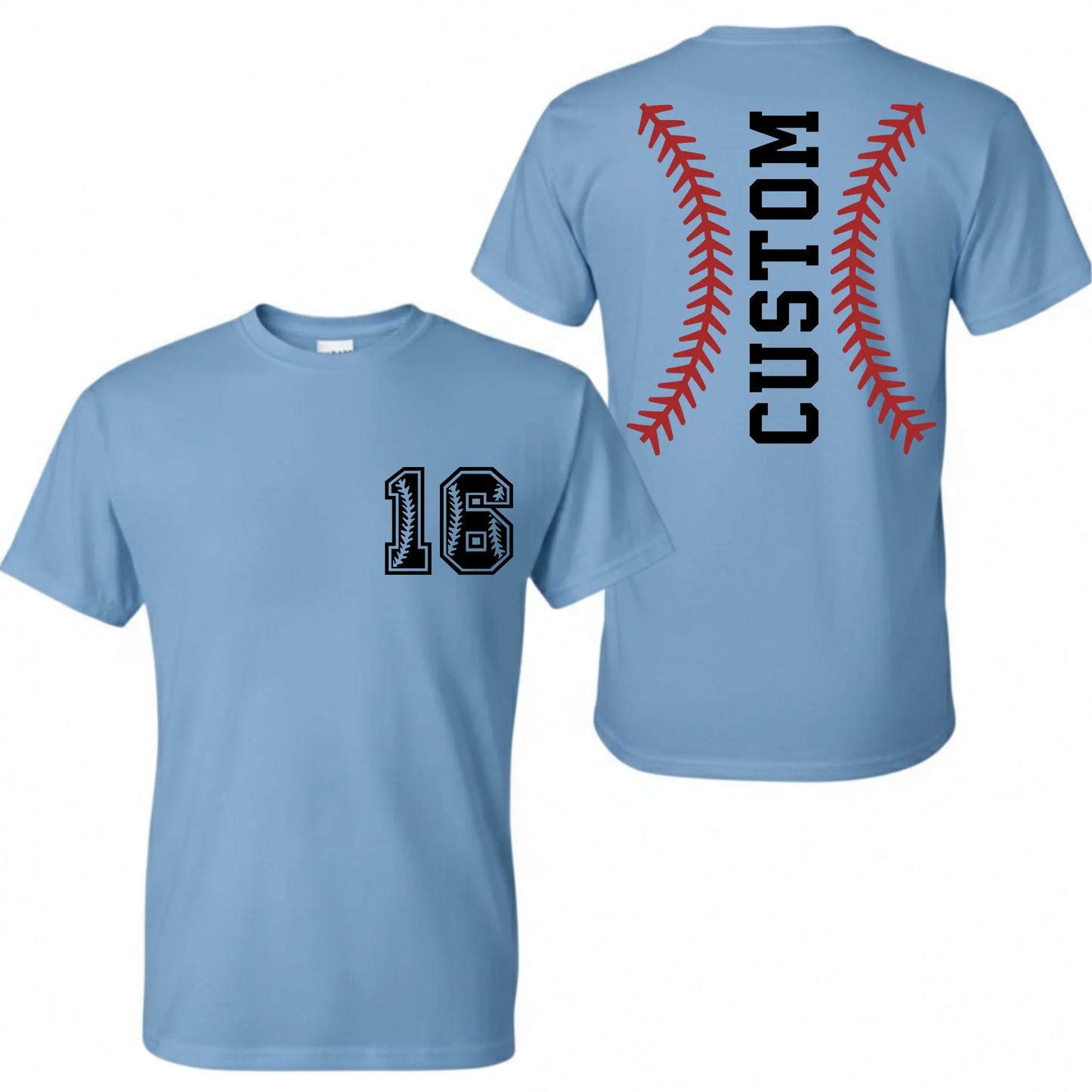 Light Blue Cotton T-Shirt