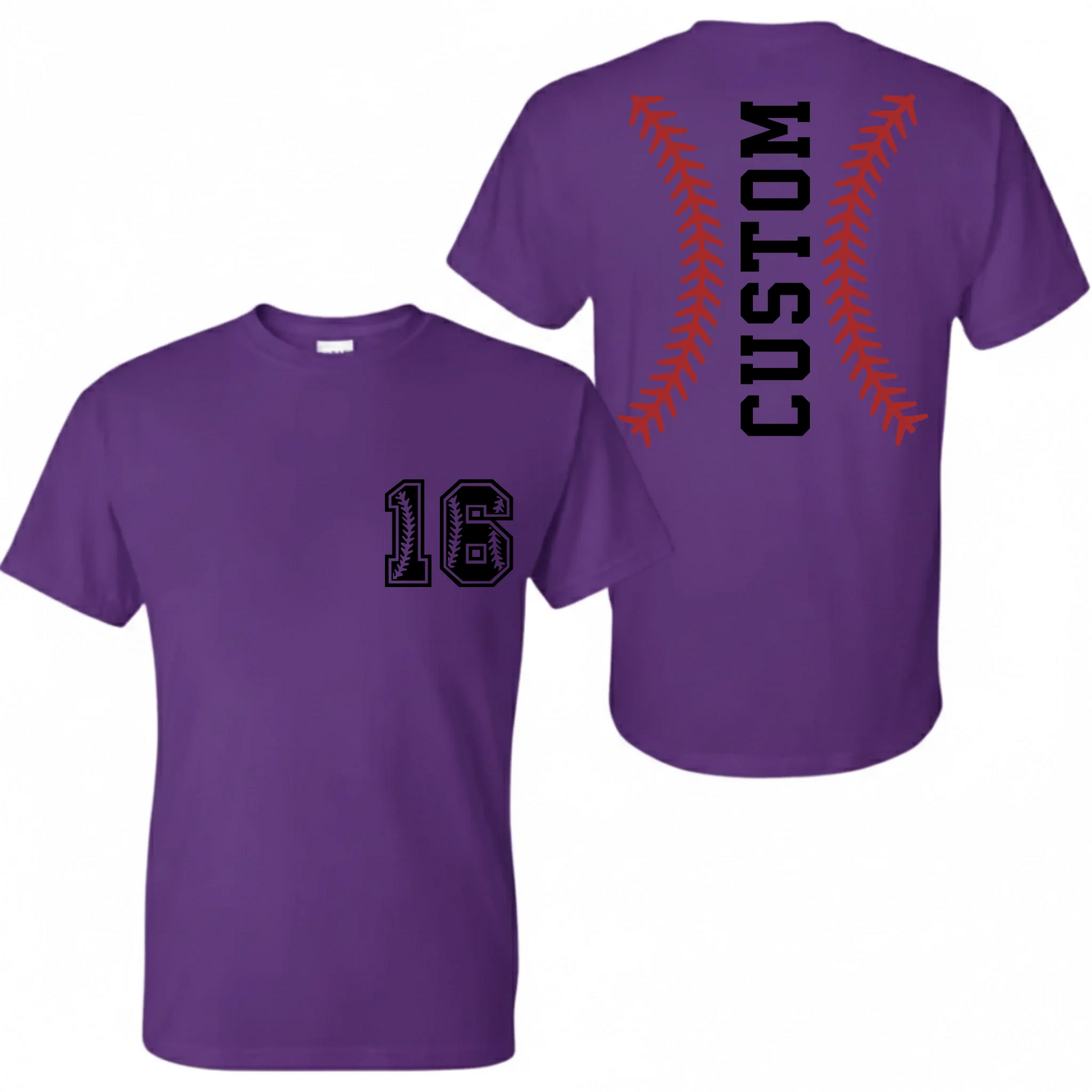 Purple Cotton T-Shirt