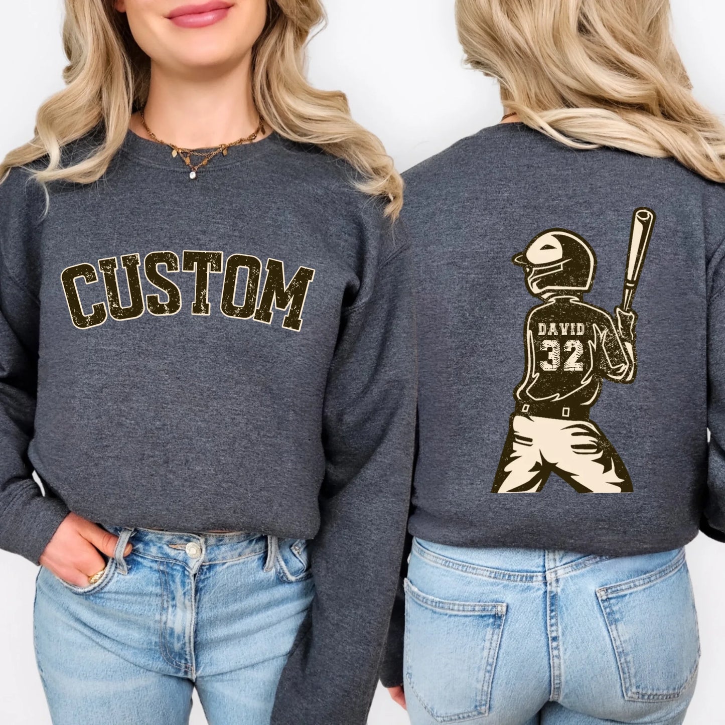 Dark Heather Grey Sweatshirt