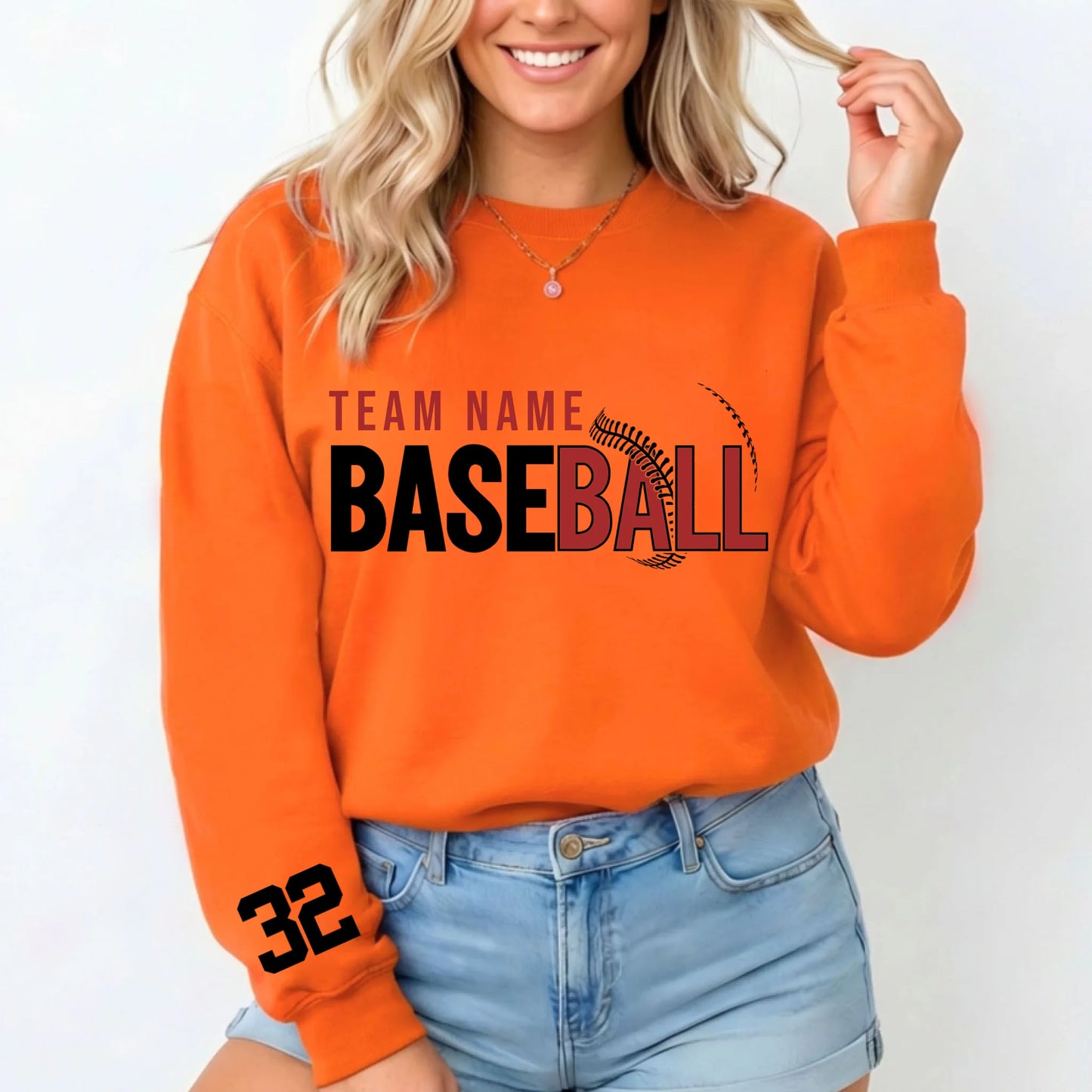 Orange-Sweatshirt