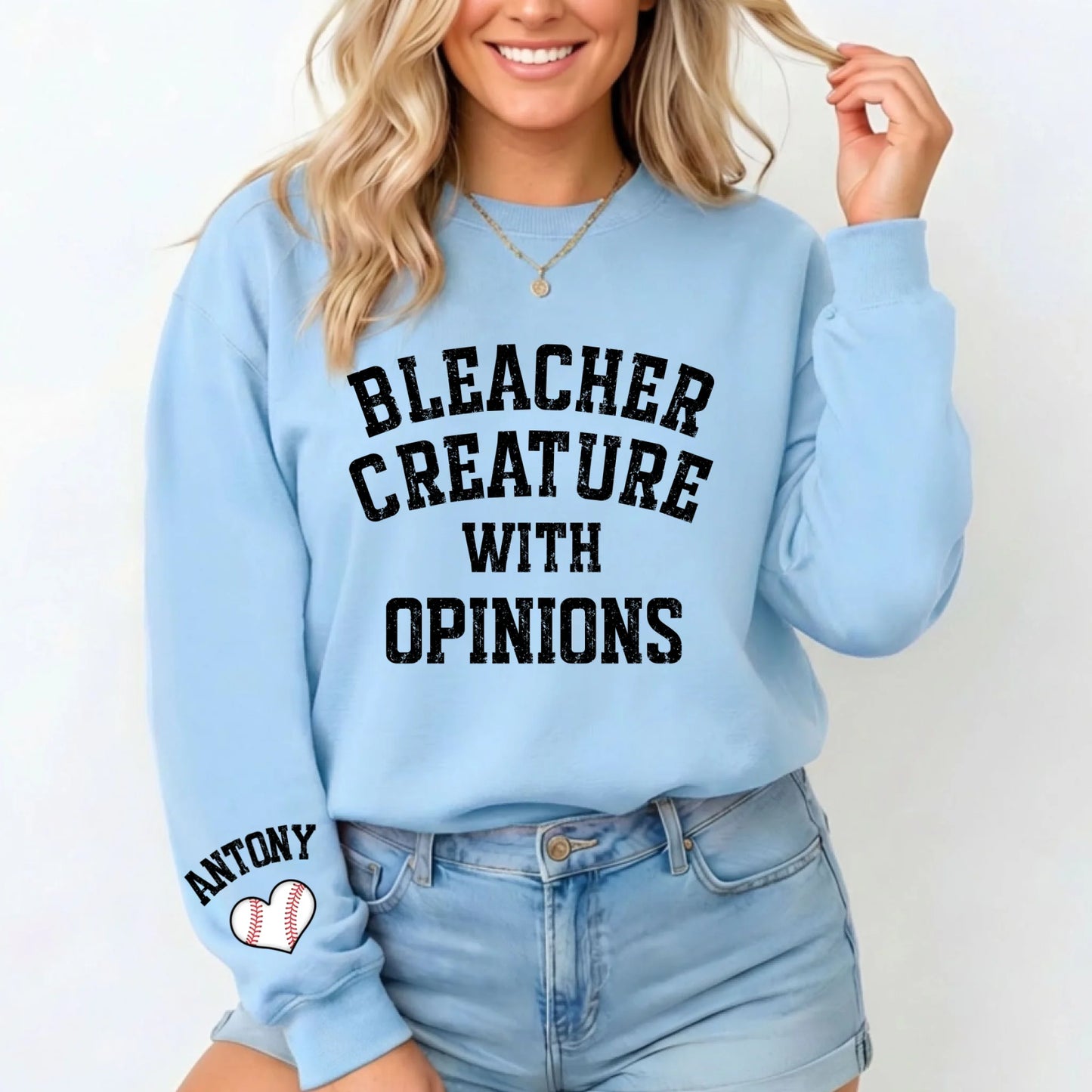 Light Blue Sweatshirt