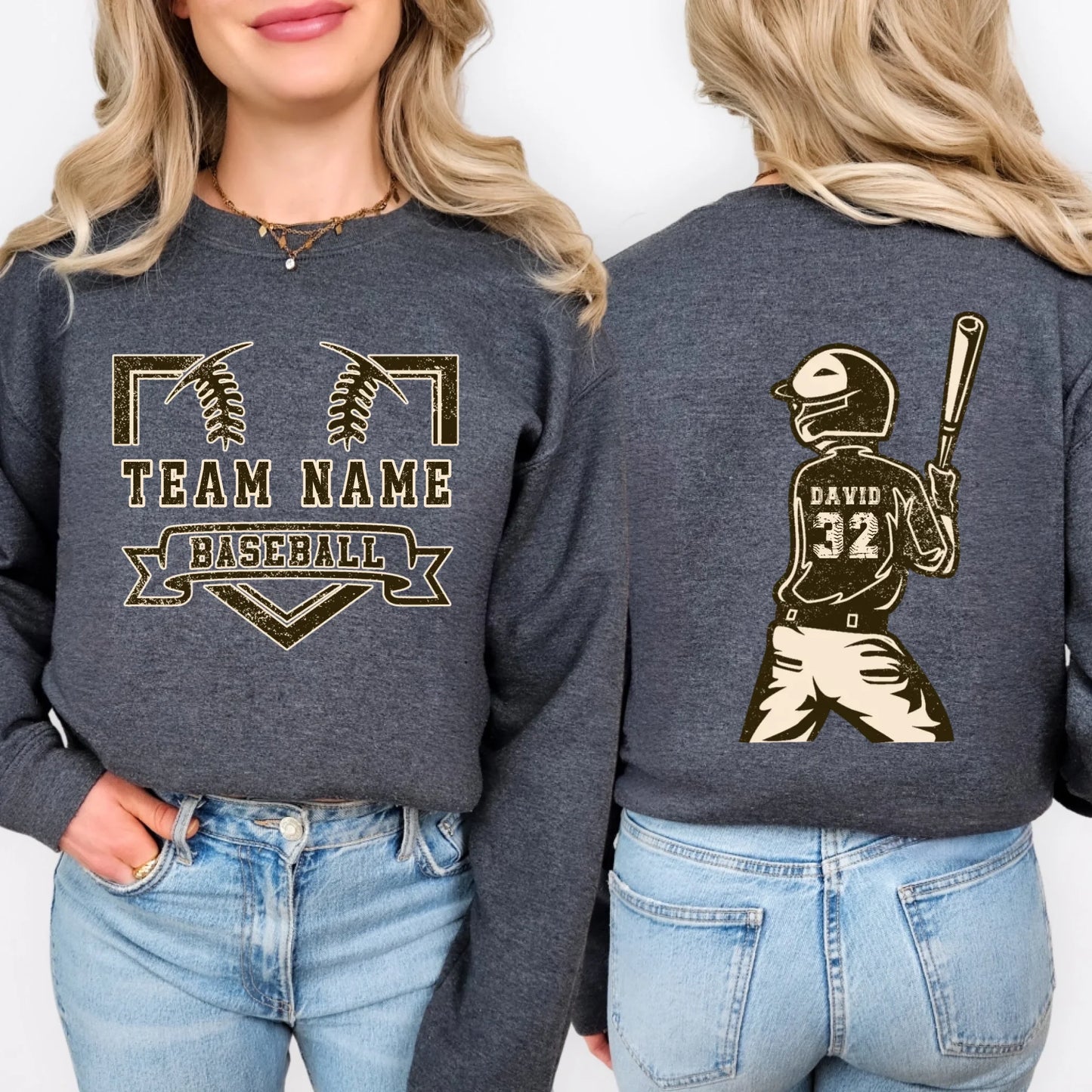 Dark Heather Grey Sweatshirt