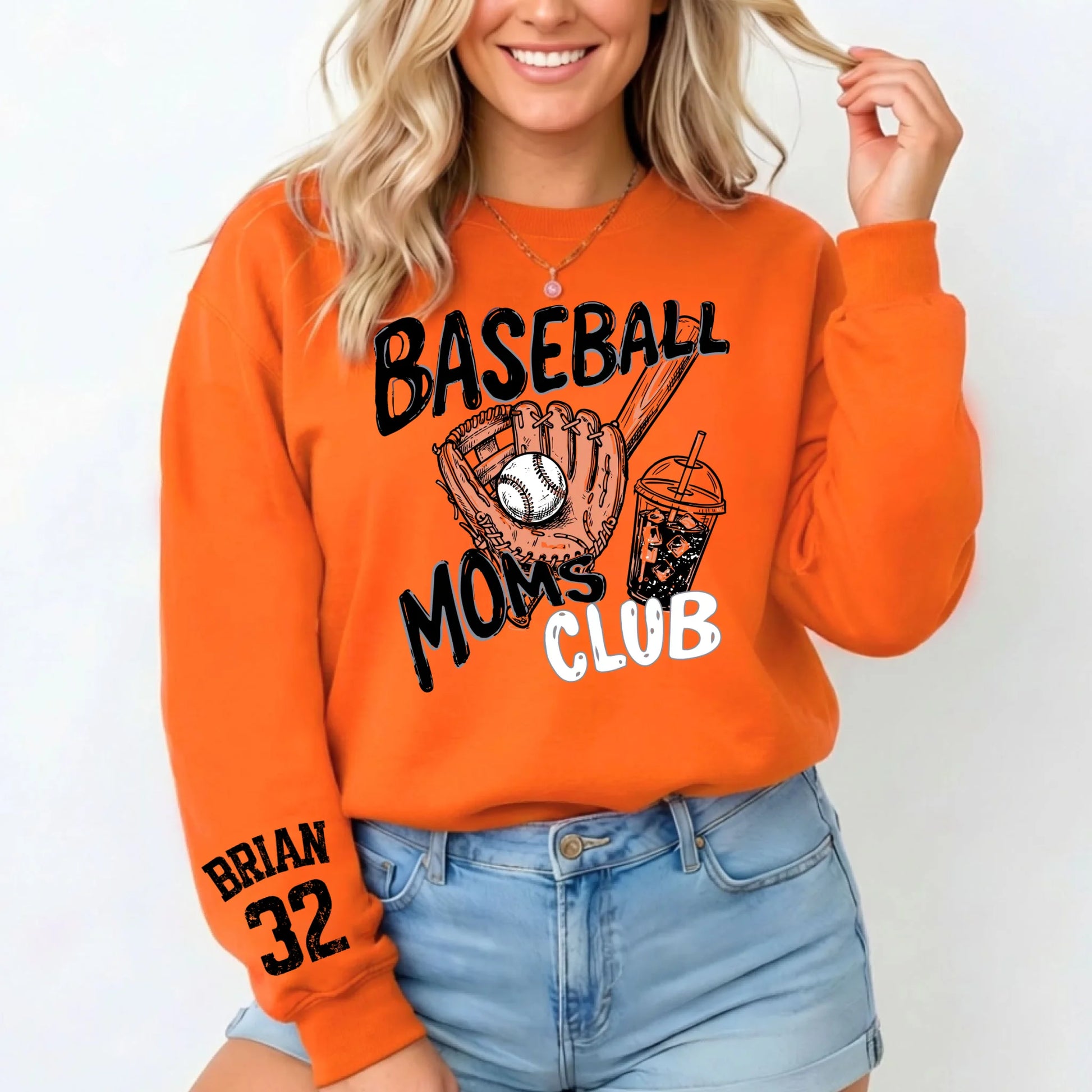 Orange-Sweatshirt