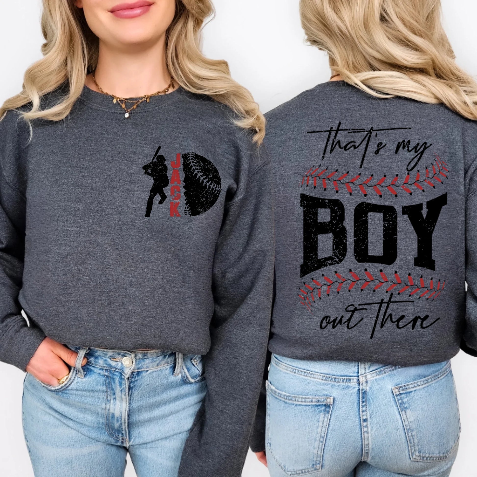 Dark Heather Grey Sweatshirt