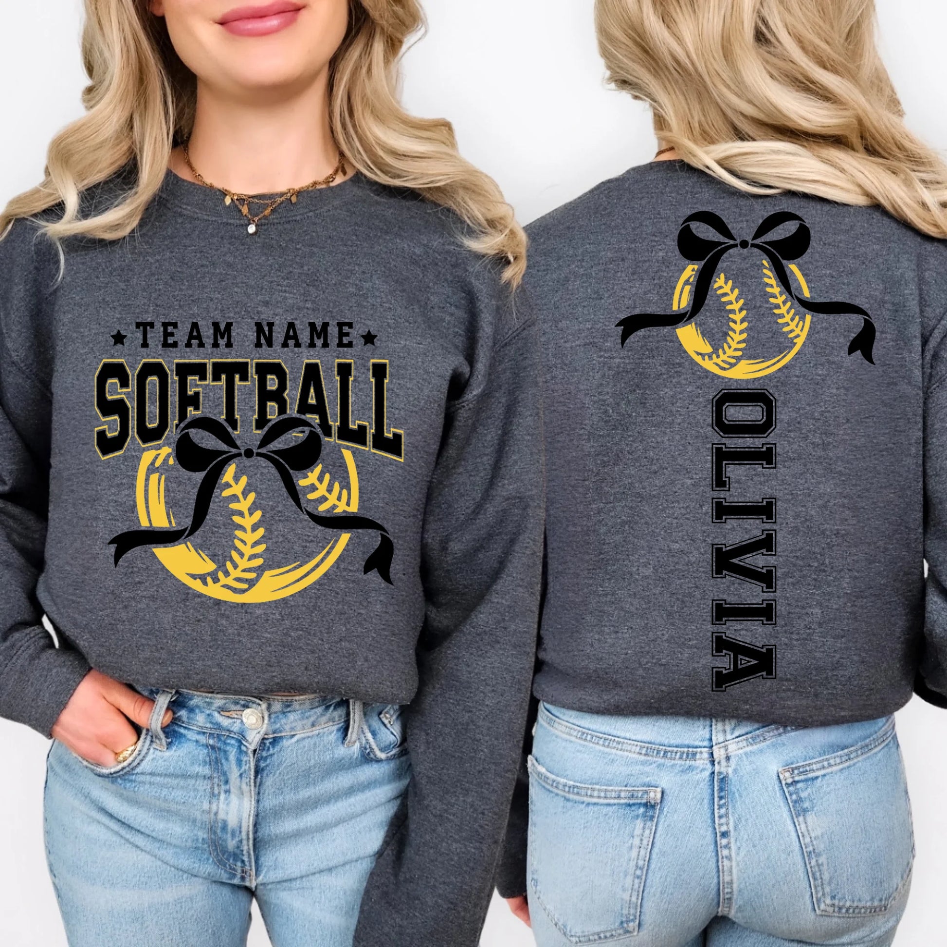 Dark Heather Grey Sweatshirt